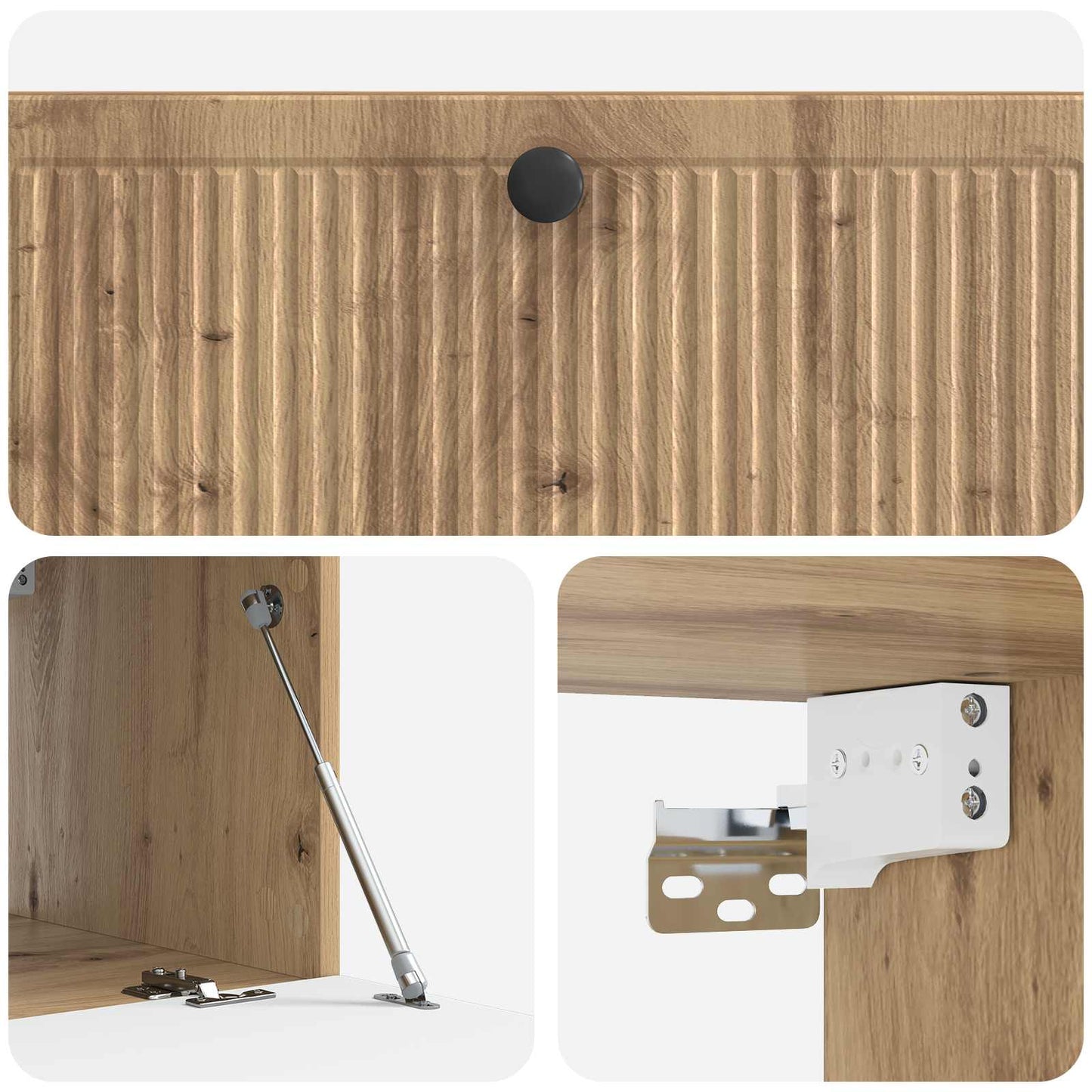 Wall-Mounted TV Cabinet Artisan Oak 98 x 41 x 30 cm