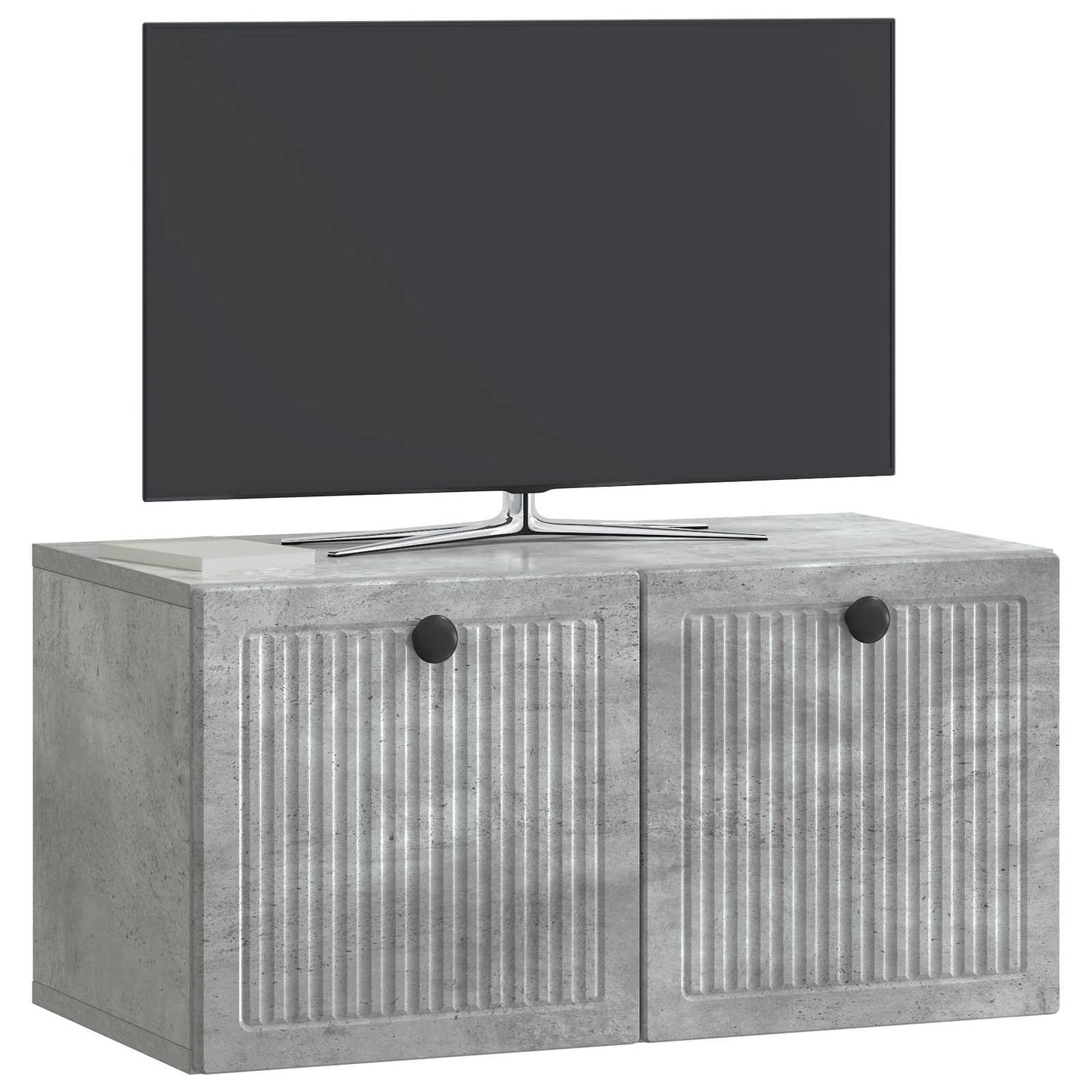 Wall-Mounted TV Cabinet Concrete Grey 59.5 x 31 x 30 cm