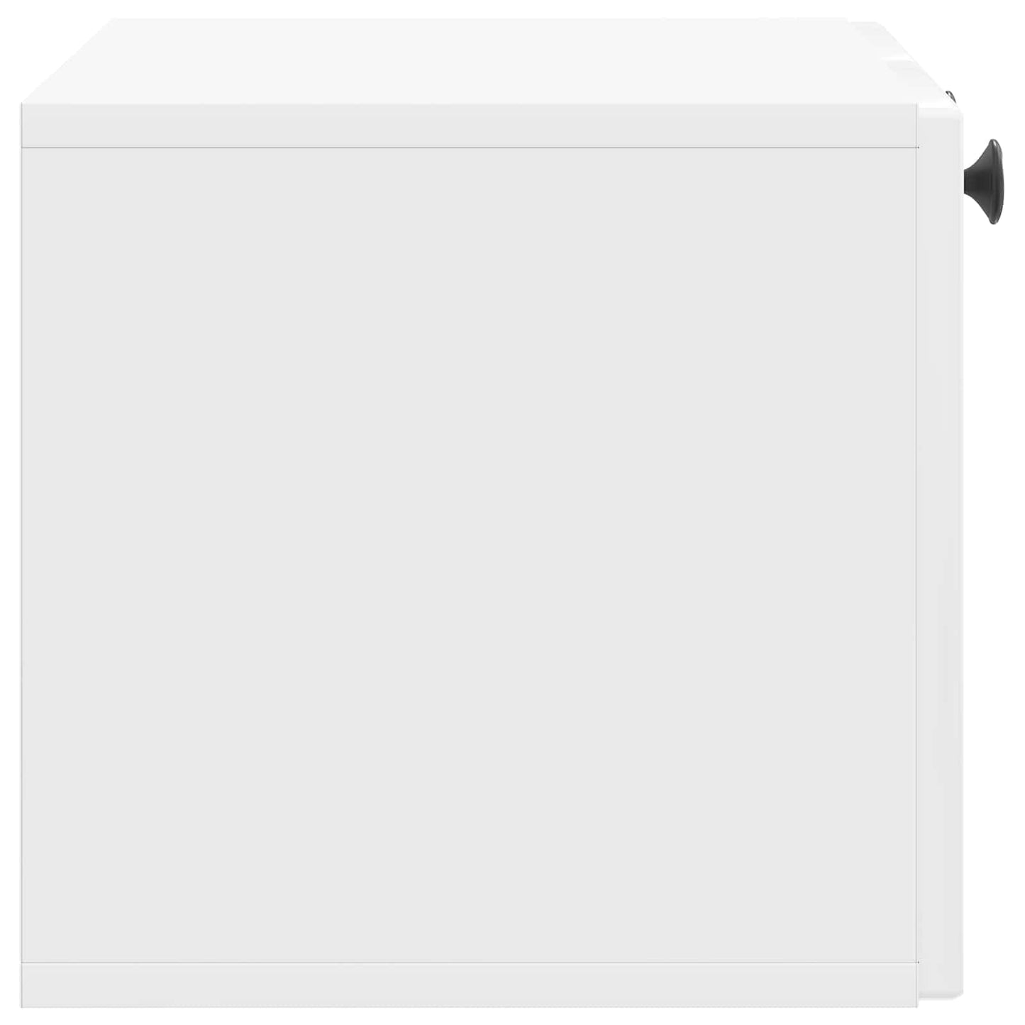 Wall-Mounted TV Cabinet High Gloss White 59.5 x 31 x 30 cm