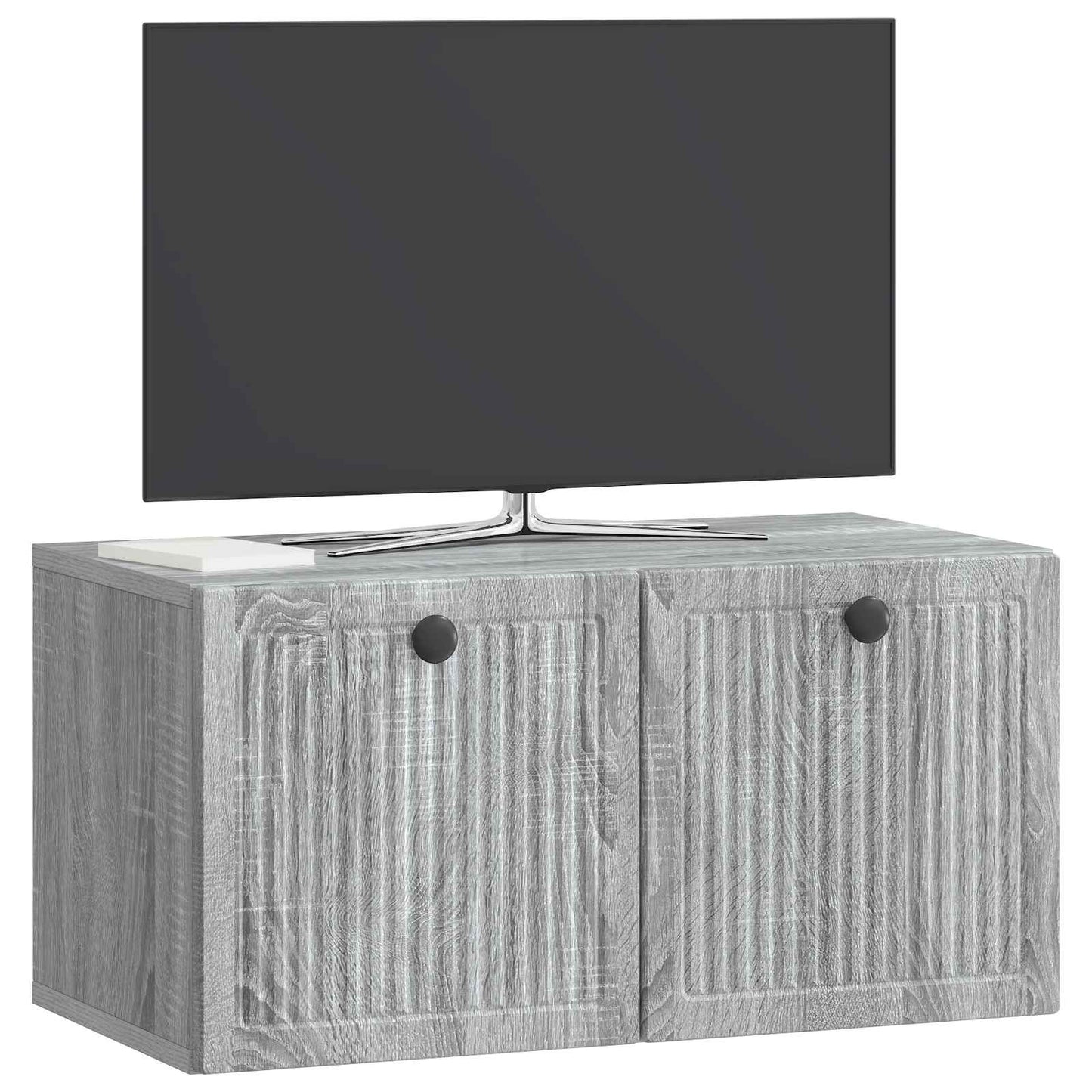 Wall-Mounted TV Cabinet Grey Sonoma 59.5 x 31 x 30 cm