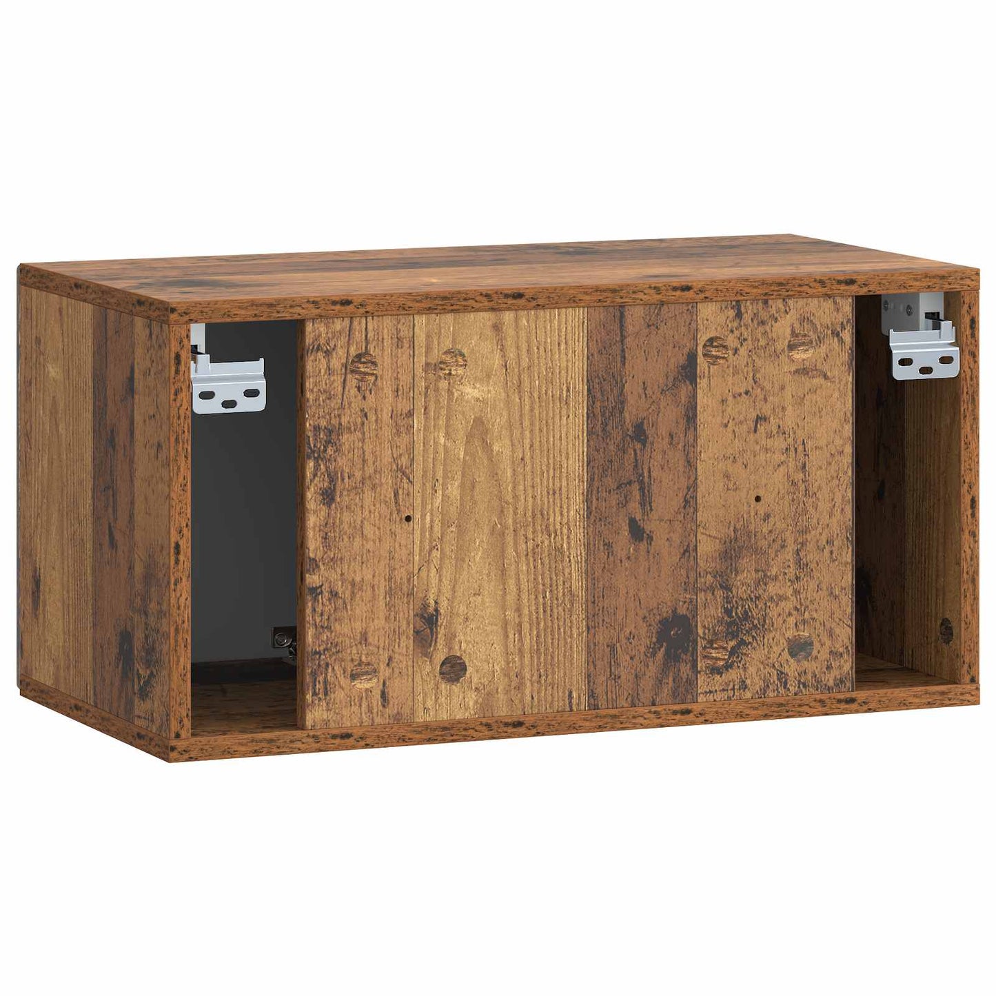 Wall-Mounted TV Cabinet Wall-mounted Old Wood 59.5 x 31 x 30 cm