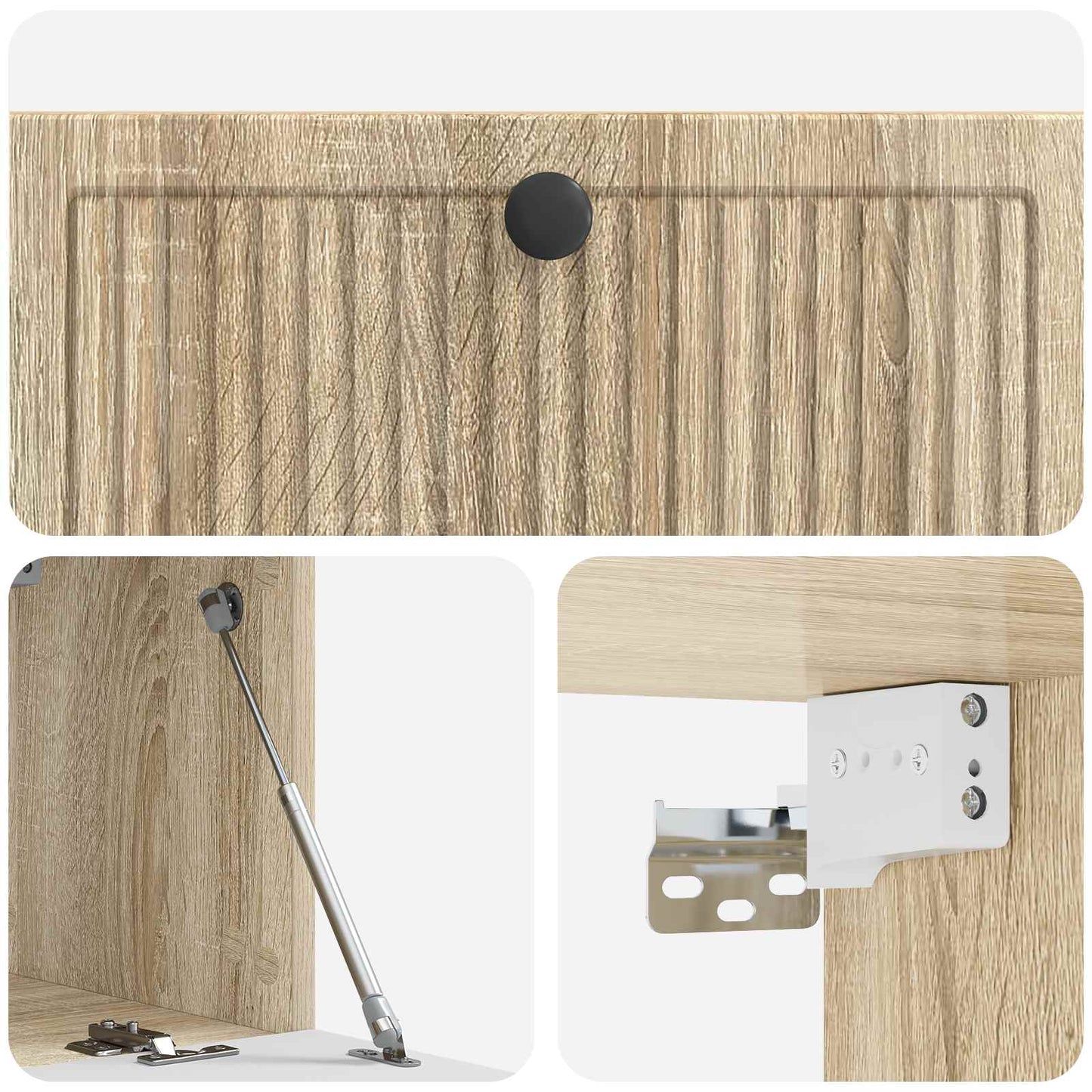 Wall-Mounted TV Cabinet Sonoma Oak 78.5 x 31 x 30 cm