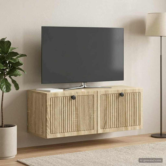 Wall-Mounted TV Cabinet Sonoma Oak 78.5 x 31 x 30 cm