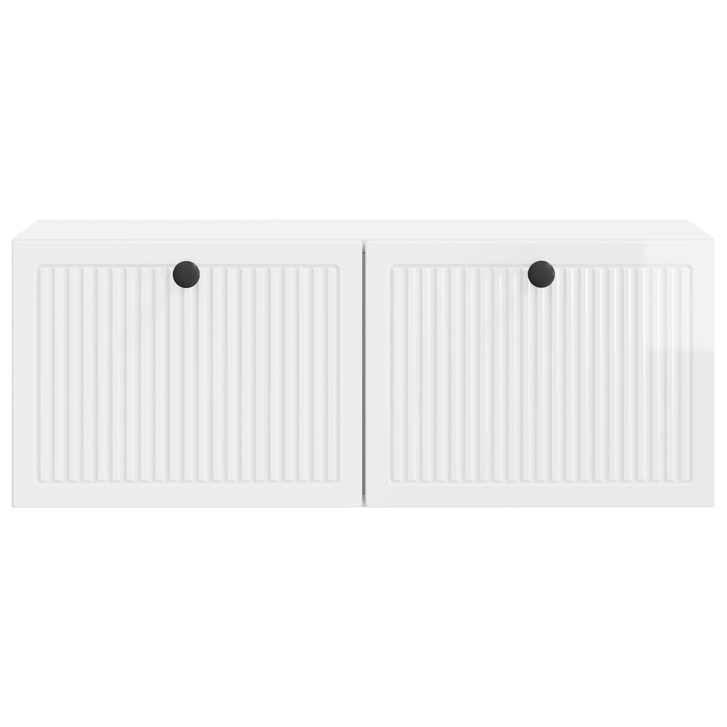 Wall-Mounted TV Cabinet High Gloss White 78.5 x 31 x 30 cm