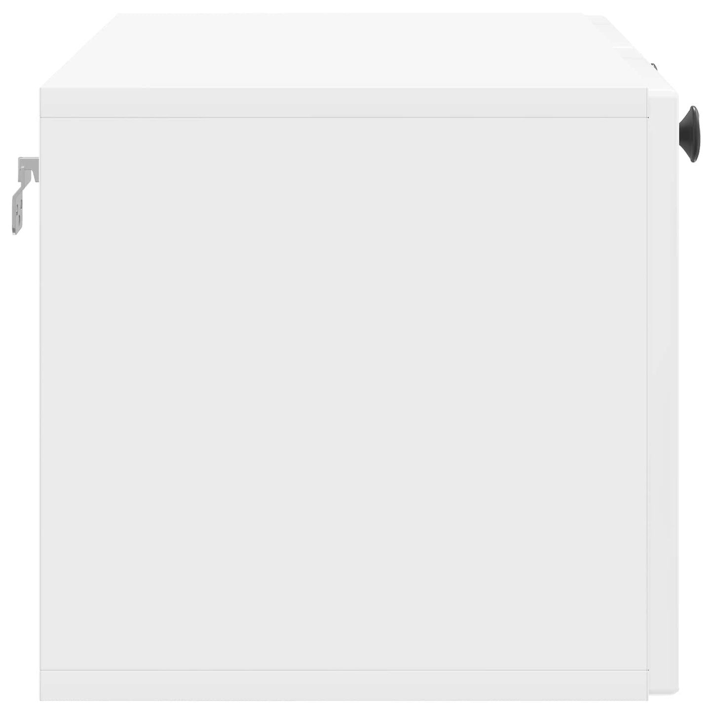Wall-Mounted TV Cabinet High Gloss White 78.5 x 31 x 30 cm