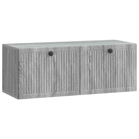 Wall-Mounted TV Cabinet Grey Sonoma 78.5 x 31 x 30 cm