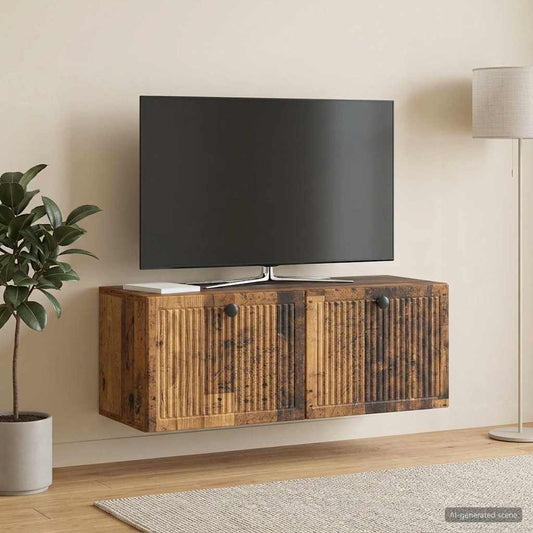 Wall-Mounted TV Cabinet Wall-mounted Old Wood 78.5 x 31 x 30 cm