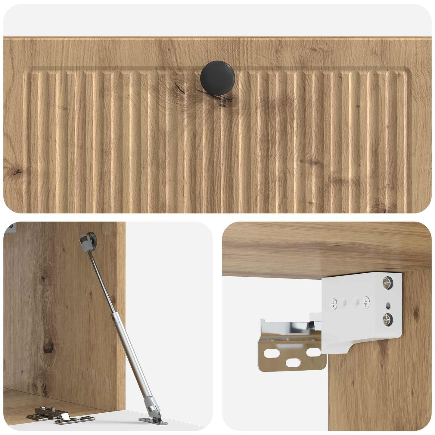 Wall-Mounted TV Cabinet Artisan Oak 78.5 x 31 x 30 cm
