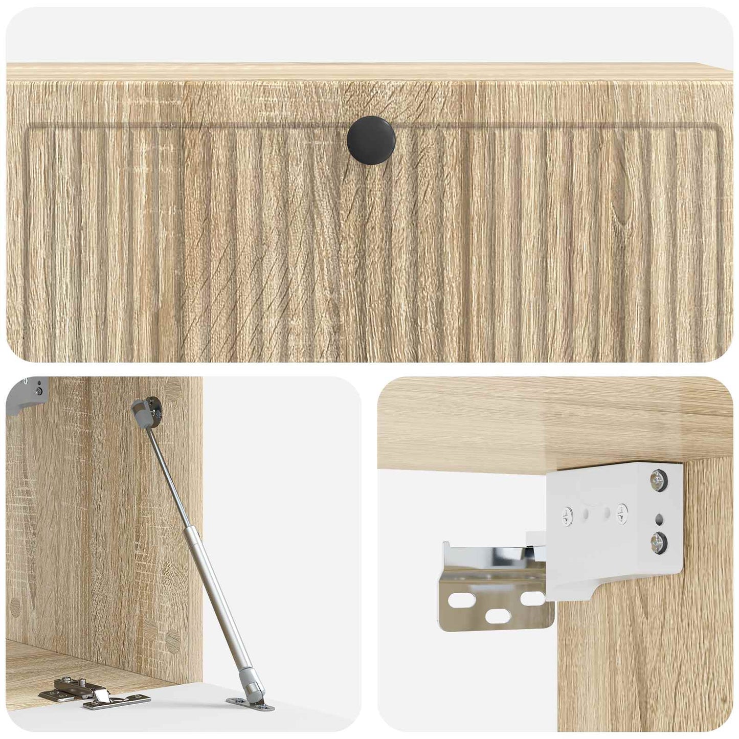 Wall-Mounted TV Cabinet Wall-mounted Sonoma Oak 98 x 31 x 30 cm