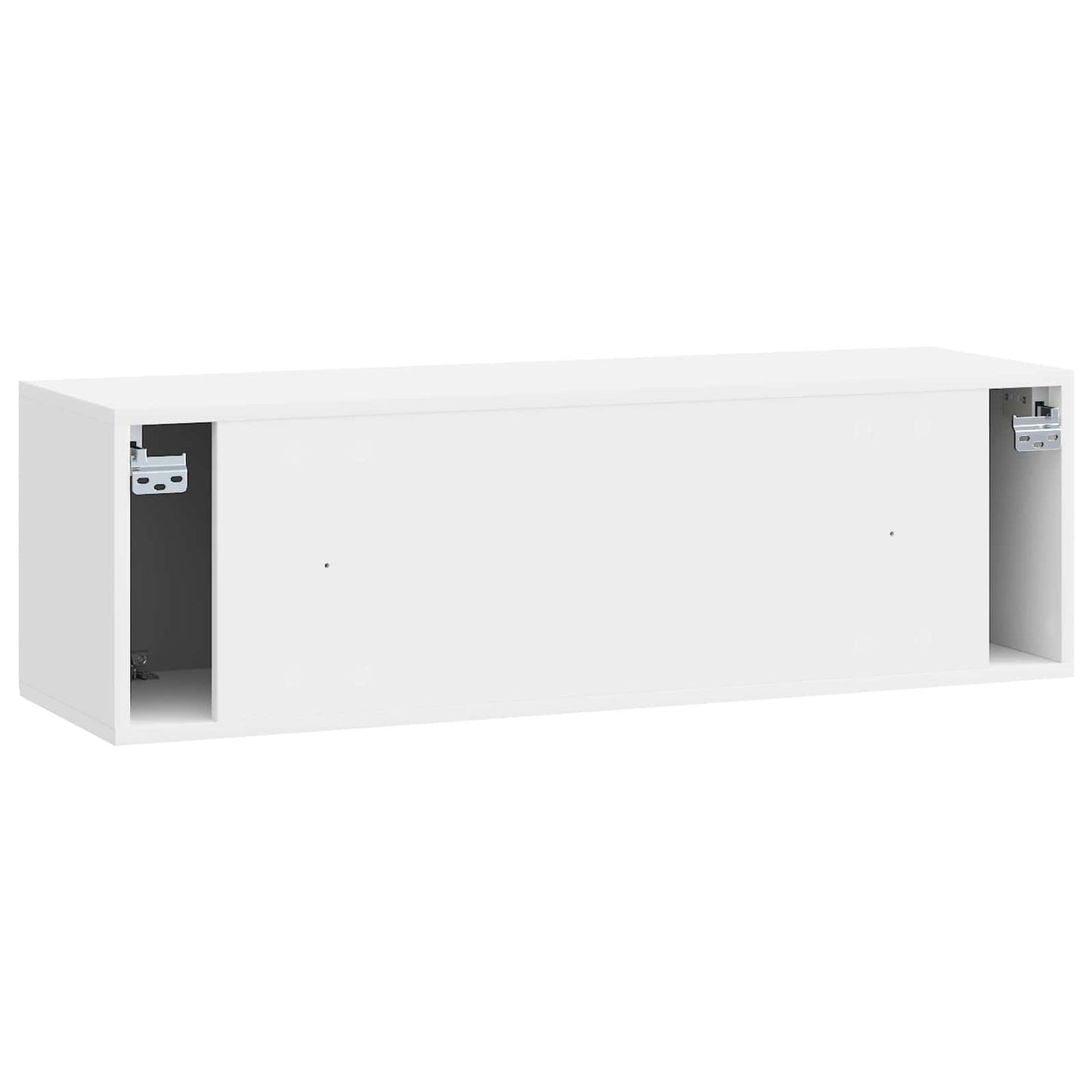 Wall-Mounted TV Cabinet High Gloss White 98 x 31 x 30 cm