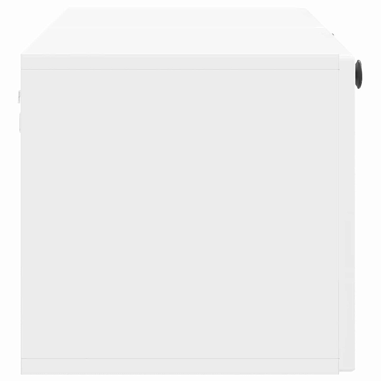 Wall-Mounted TV Cabinet High Gloss White 98 x 31 x 30 cm