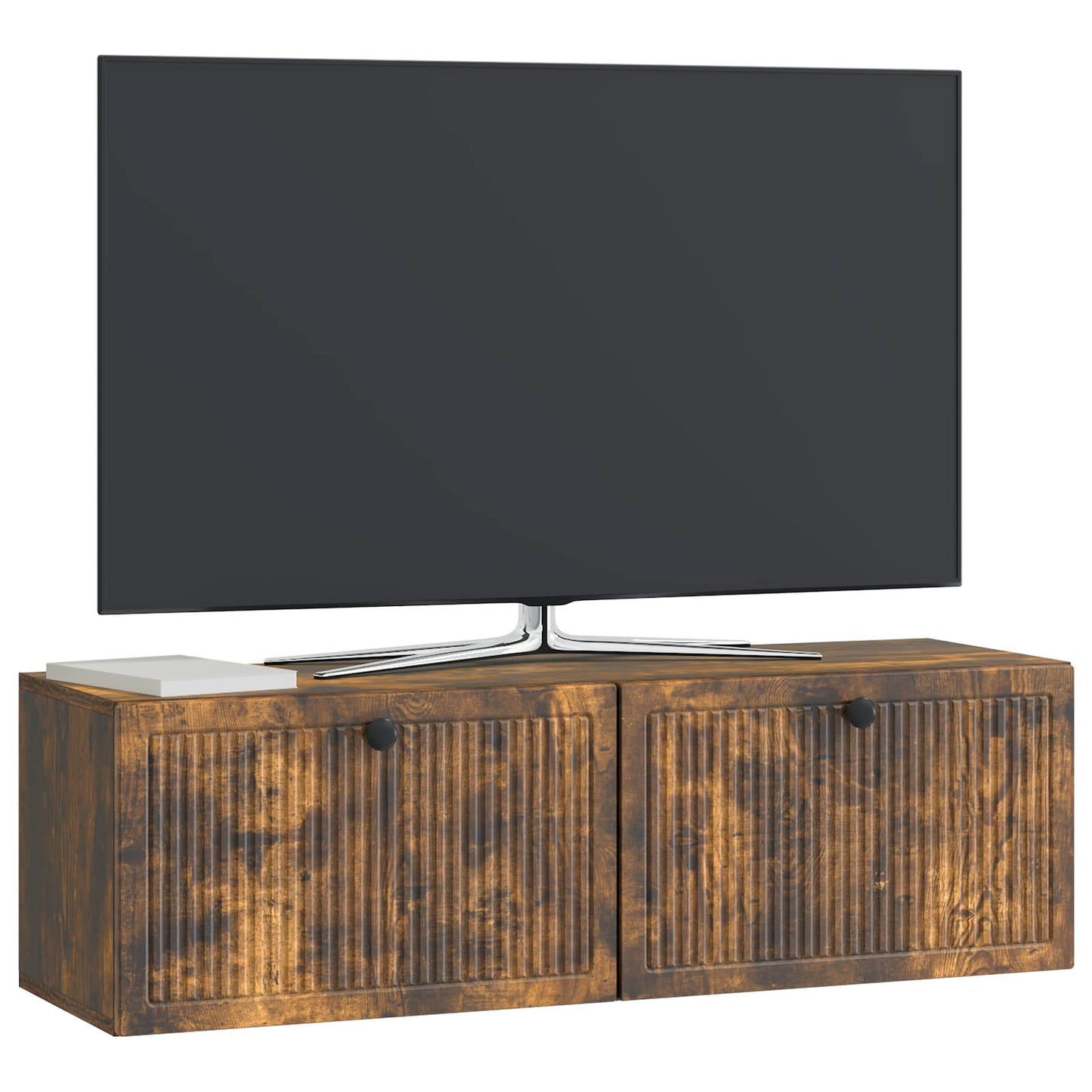 Wall-Mounted TV Cabinet Wall-mounted Smoked Oak 98 x 31 x 30 cm