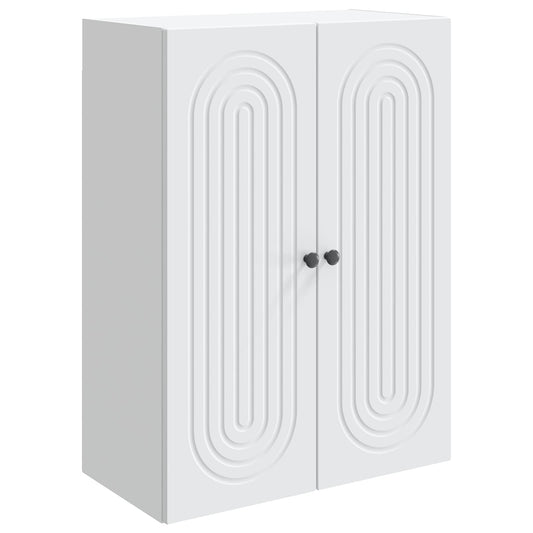 Wall-Mounted Cabinet White 66 x 34.5 x 90 cm Engineered Wood