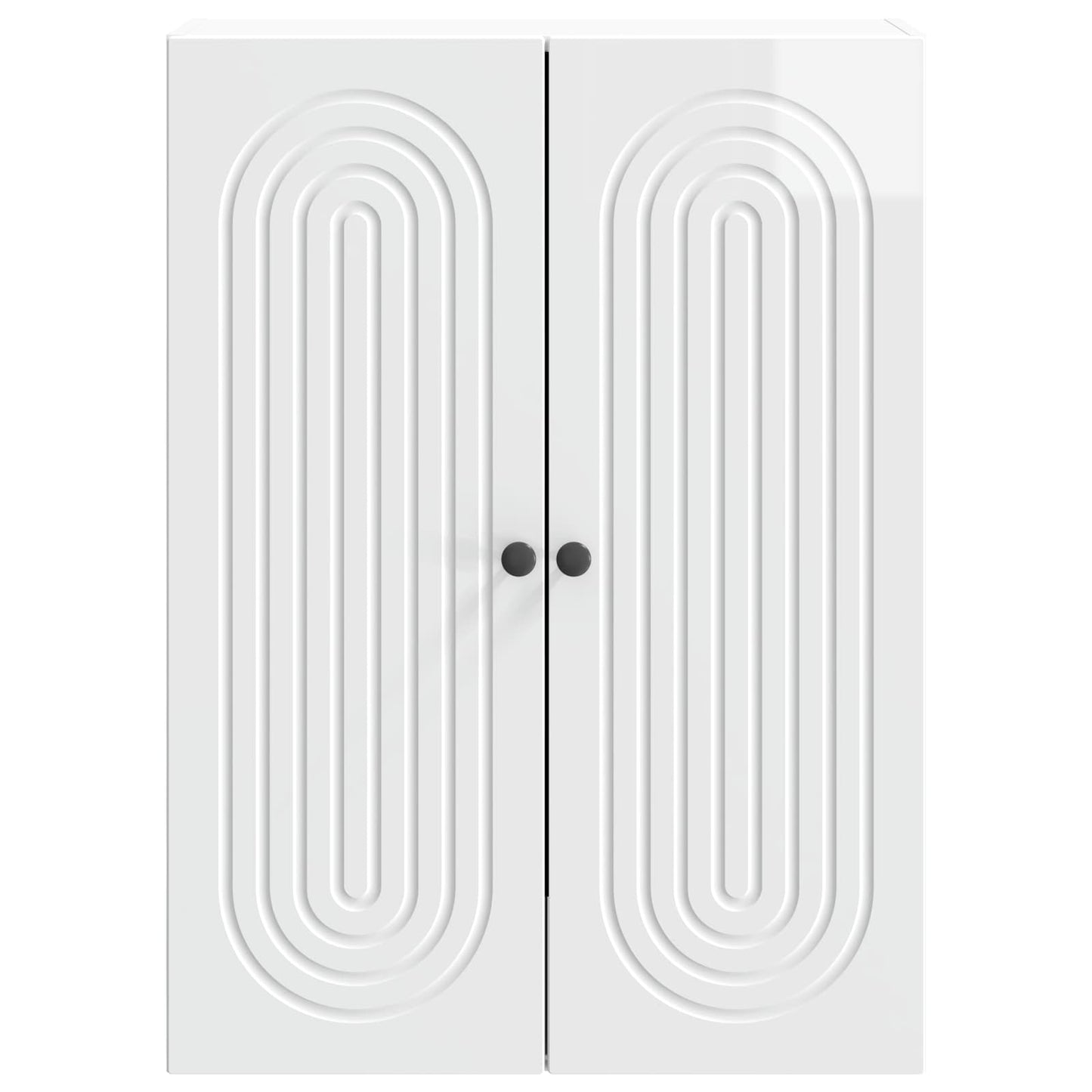 Wall-Mounted Cabinet High Gloss White 66 x 34.5 x 90 cm