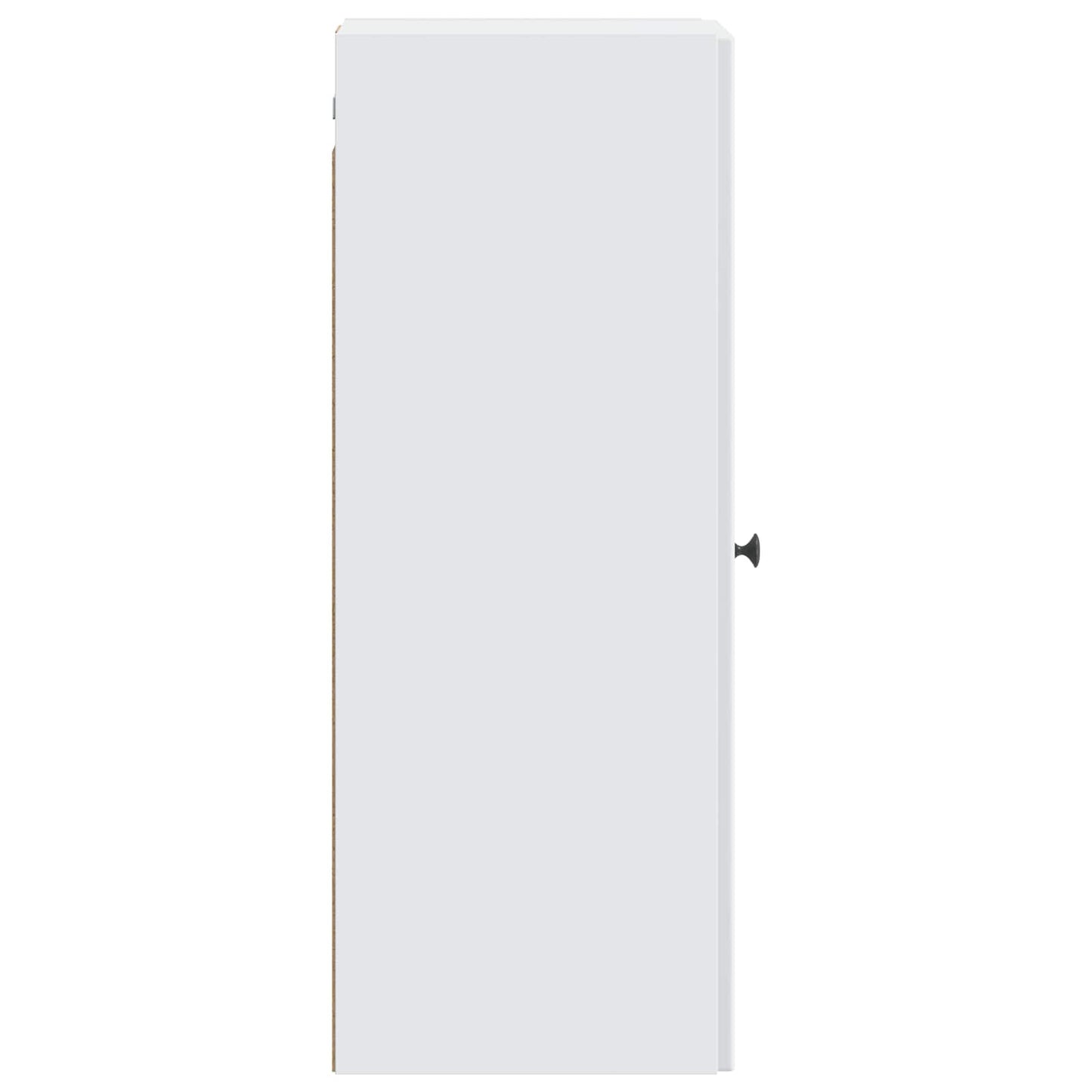 Wall-Mounted Cabinet White 33 x 34.5 x 90 cm Engineered Wood
