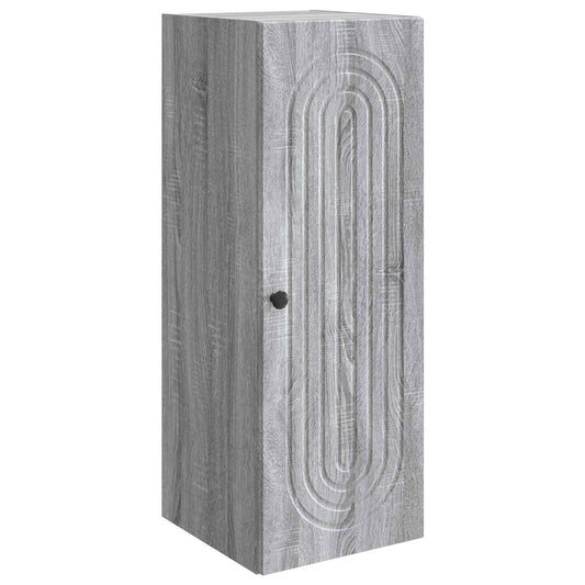 Wall-Mounted Cabinet Grey Sonoma 33 x 34.5 x 90 cm