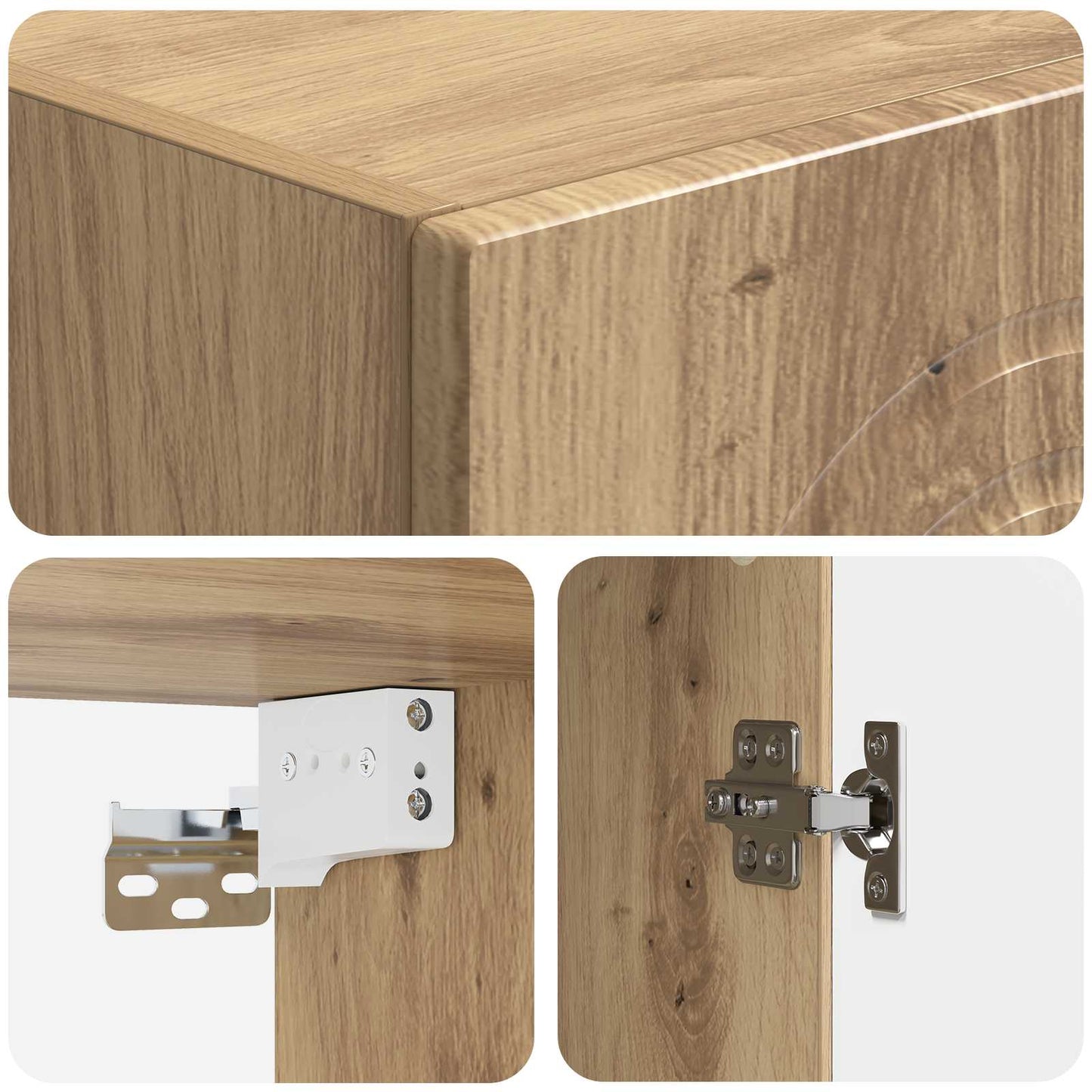 Wall-Mounted Cabinet Artisan Oak 33 x 34.5 x 90 cm