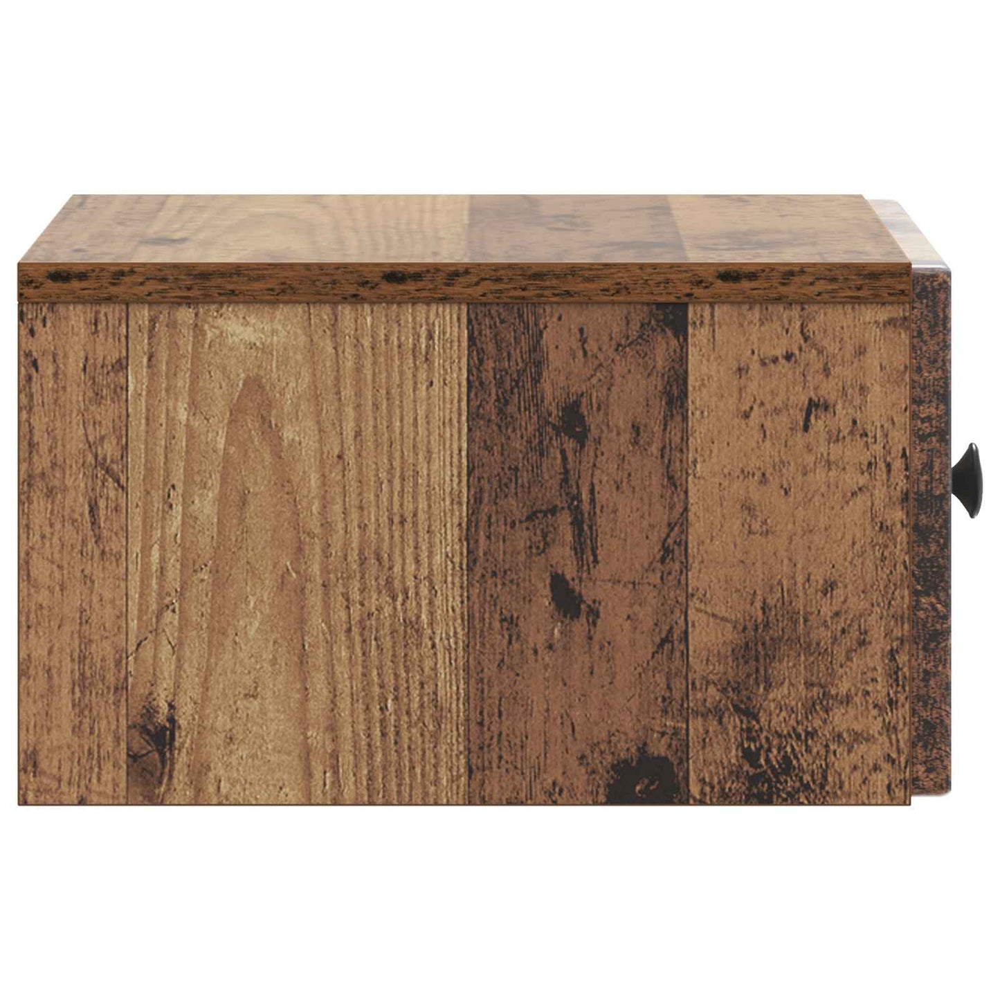 Wall-Mounted Bedside Cabinet Old Wood 33 x 34.5 x 20 cm