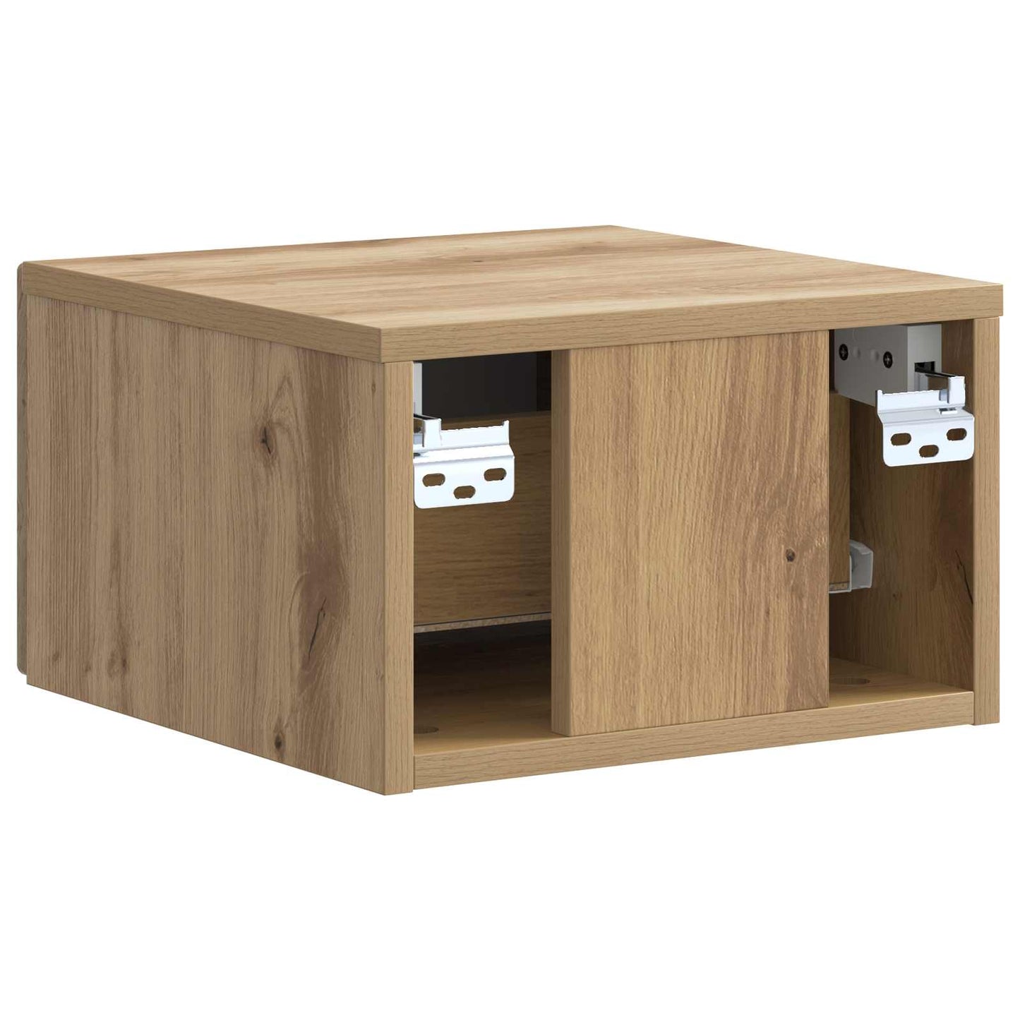 Wall-Mounted Bedside Cabinet Artisan Oak 33 x 34.5 x 20 cm