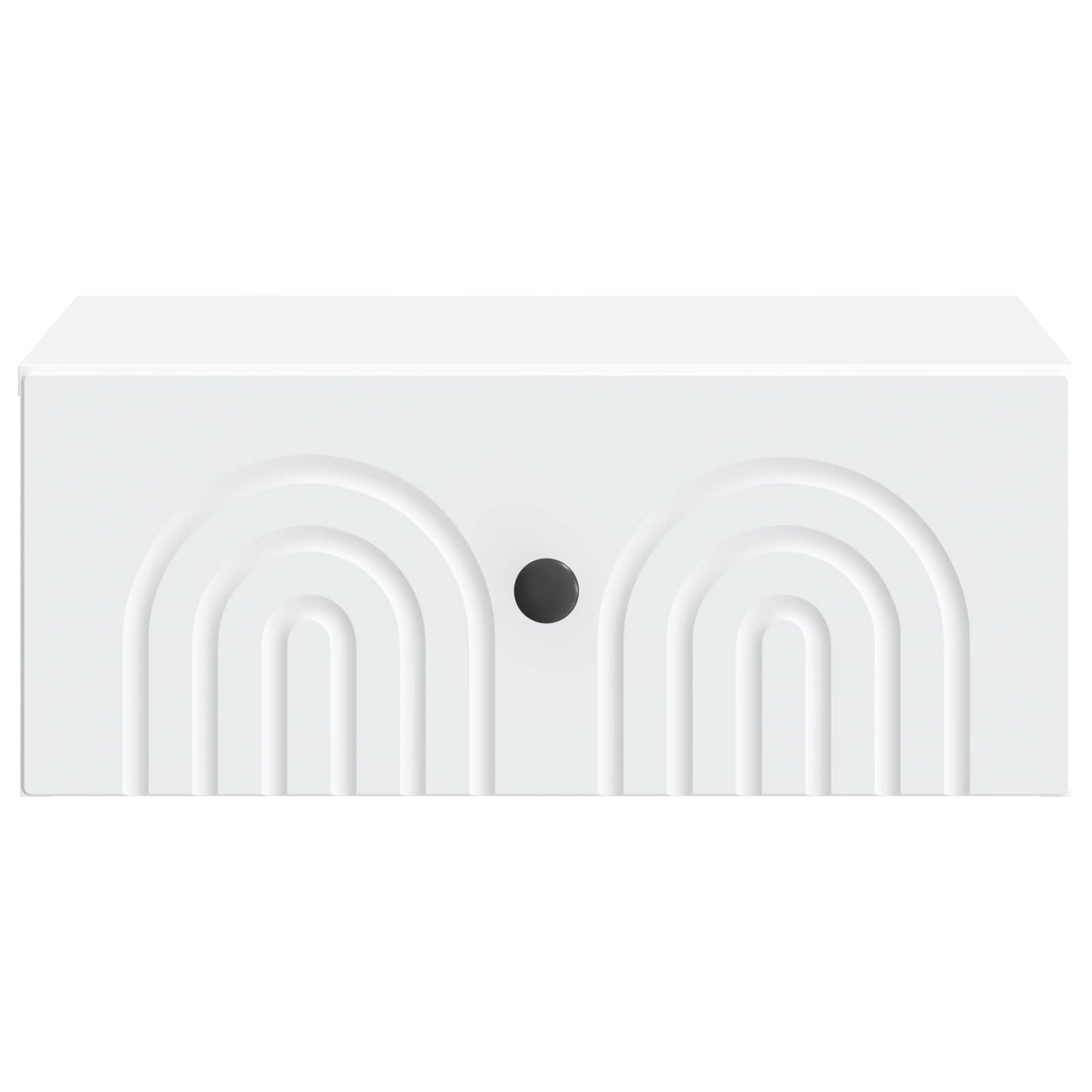 Wall-Mounted Bedside Cabinet White 49 x 34.5 x 20 cm