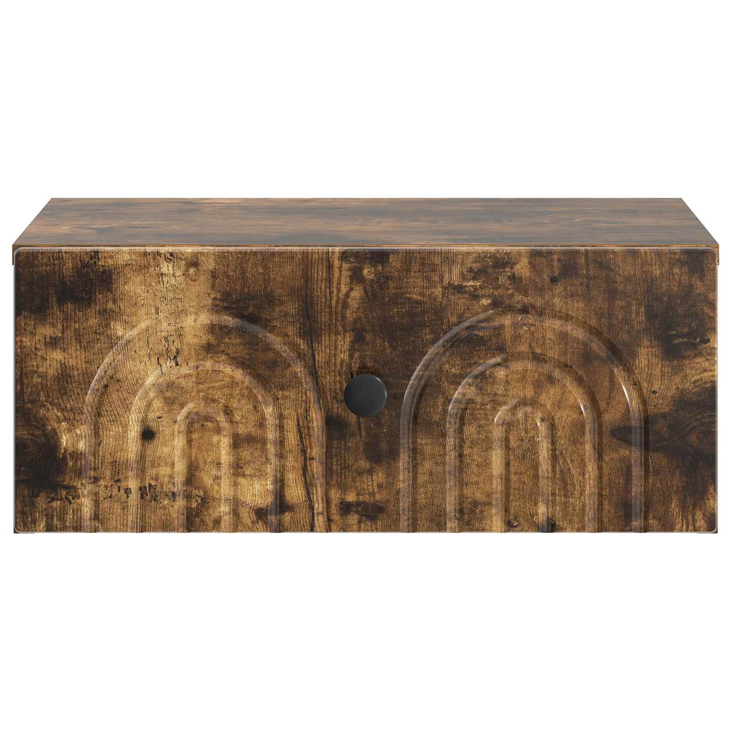 Wall-Mounted Bedside Cabinet 2 pcs Smoked Oak 49 x 34.5 x 20 cm