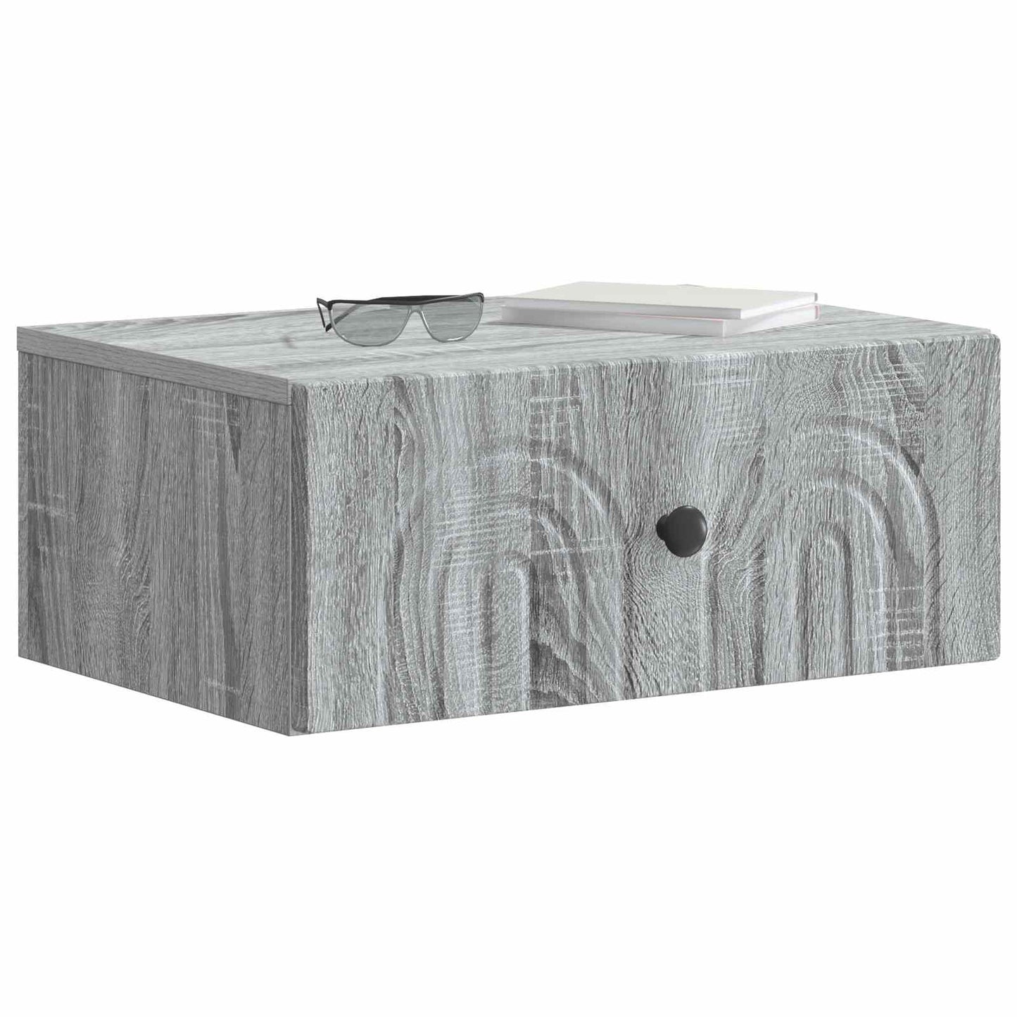 Wall-Mounted Bedside Cabinet 2 pcs Grey Sonoma Engineered Wood