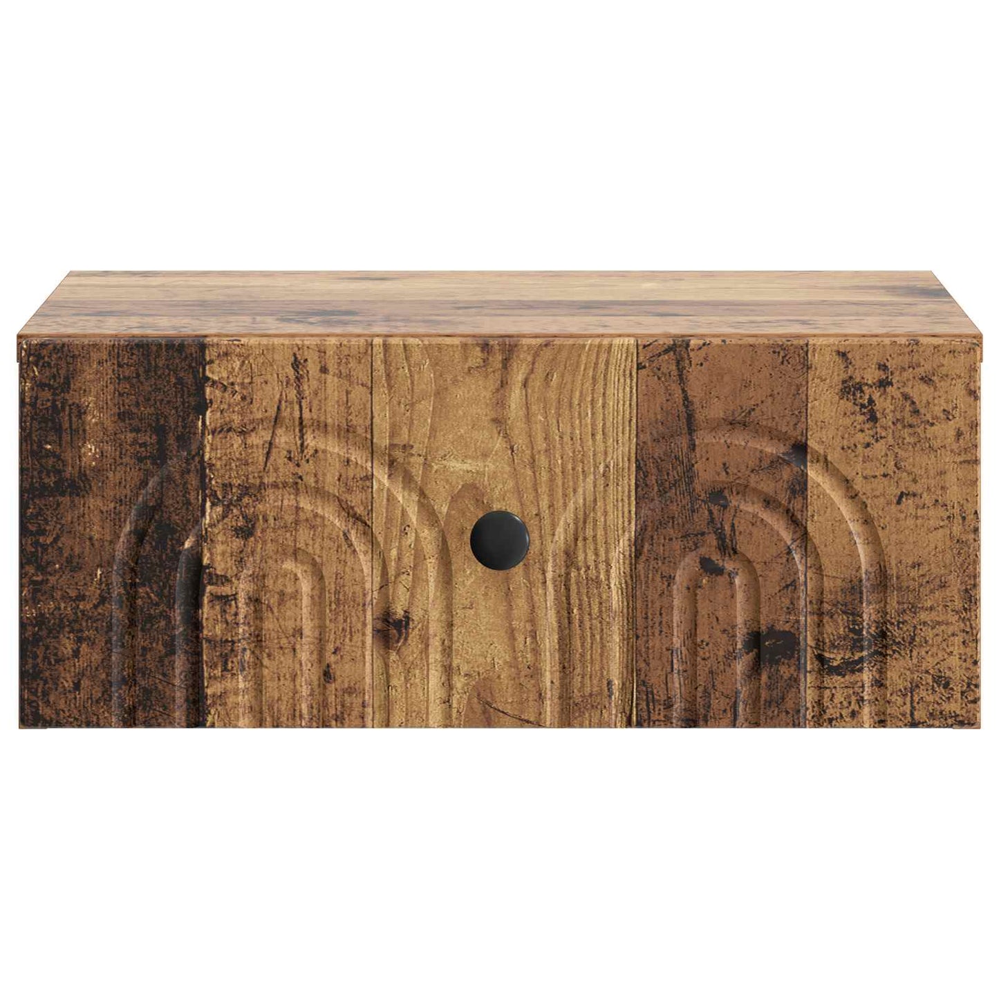 Wall-Mounted Bedside Cabinet 2 pcs Old Wood 49 x 34.5 x 20 cm