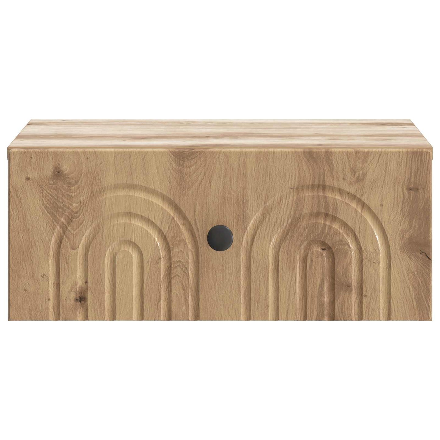 Wall-Mounted Bedside Cabinet Artisan Oak 49 x 34.5 x 20 cm
