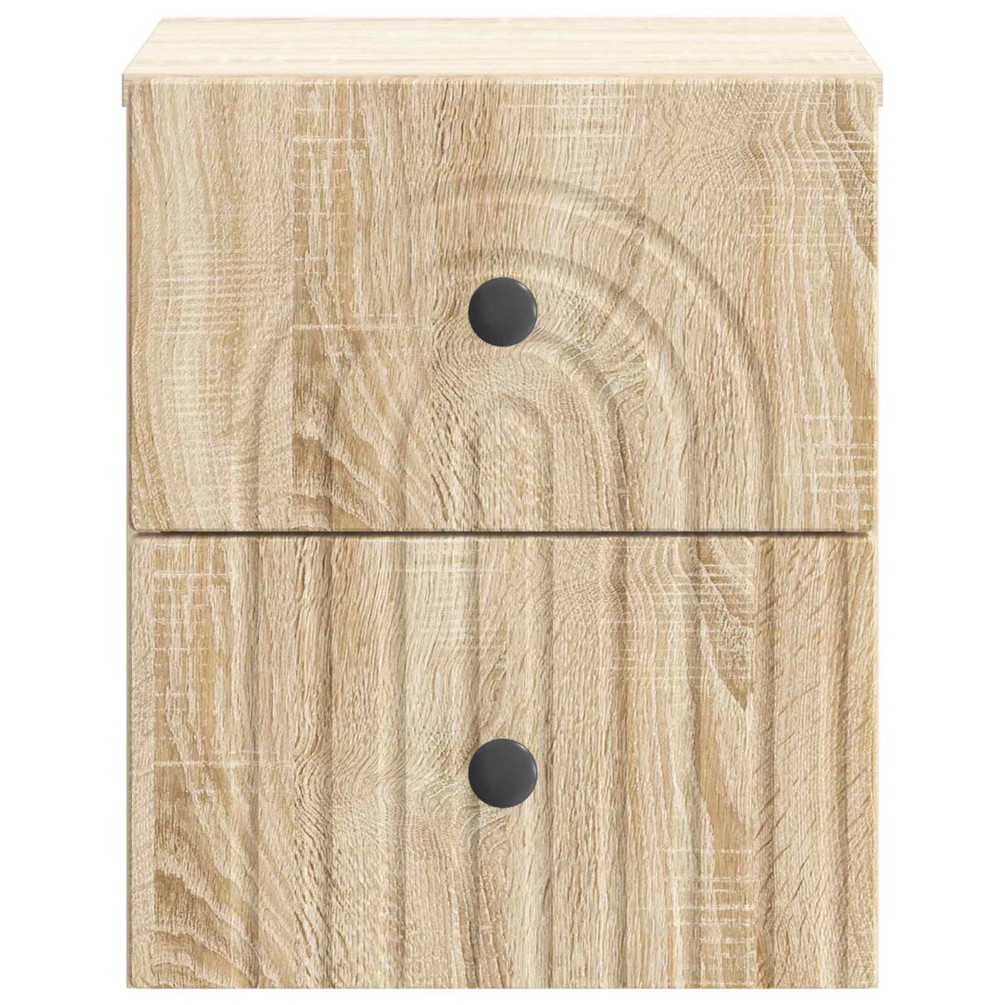 Wall-Mounted Bedside Cabinet Sonoma Oak 33 x 34.5 x 40 cm