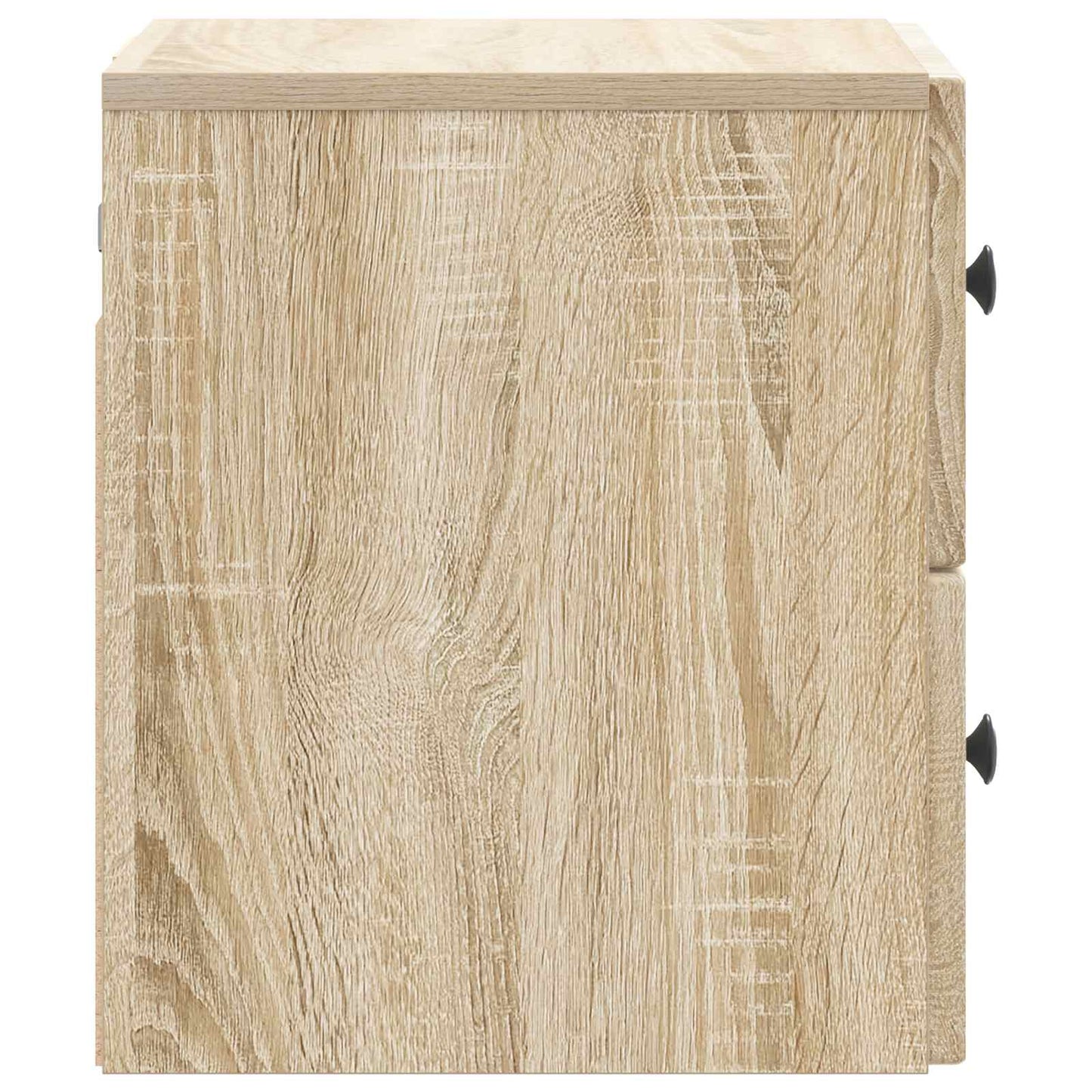 Wall-Mounted Bedside Cabinet Sonoma Oak 33 x 34.5 x 40 cm