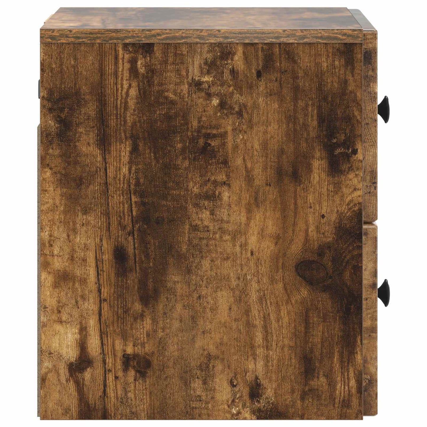 Wall-Mounted Bedside Cabinet Smoked Oak 33 x 34.5 x 40 cm