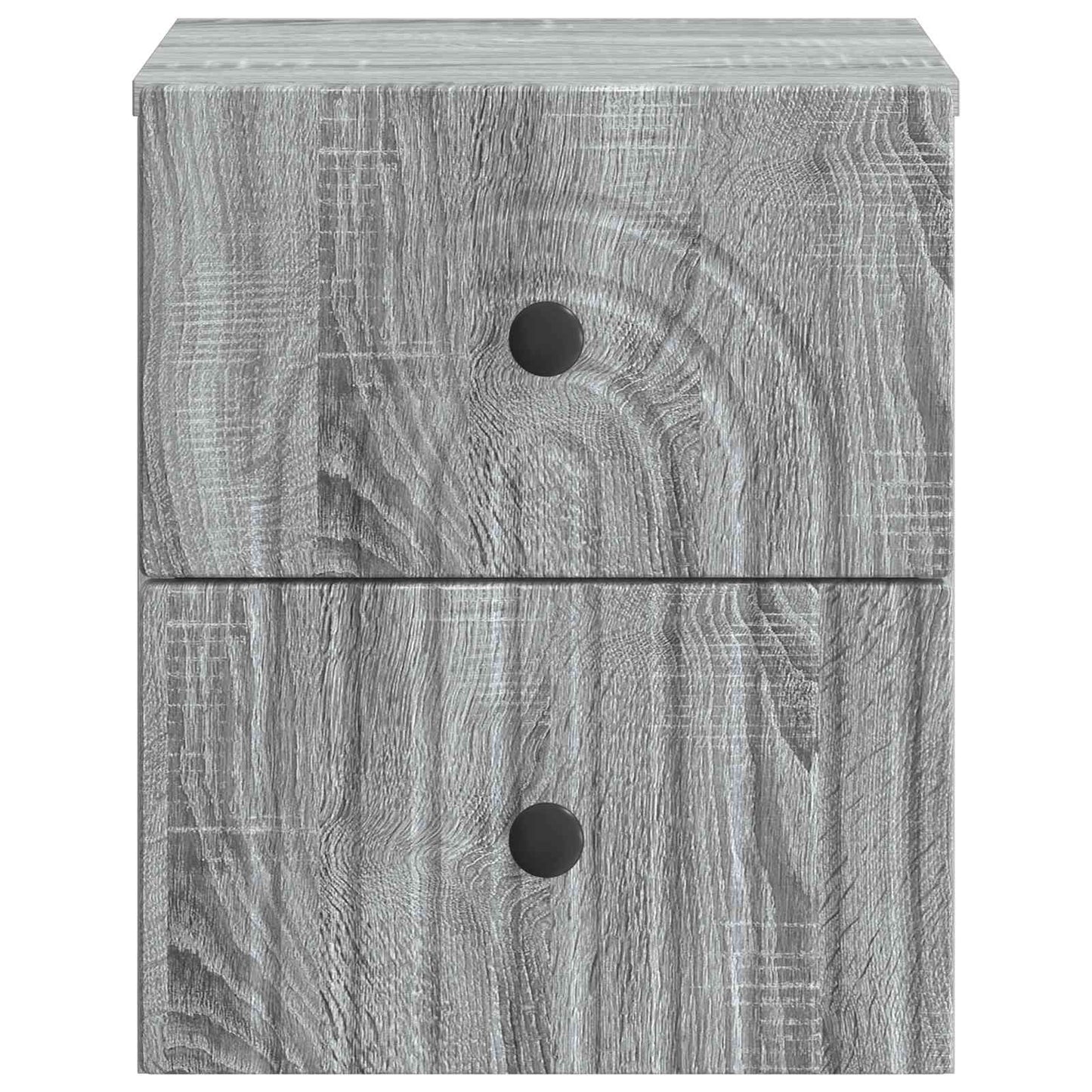 Wall-Mounted Bedside Cabinet Grey Sonoma 33 x 34.5 x 40 cm