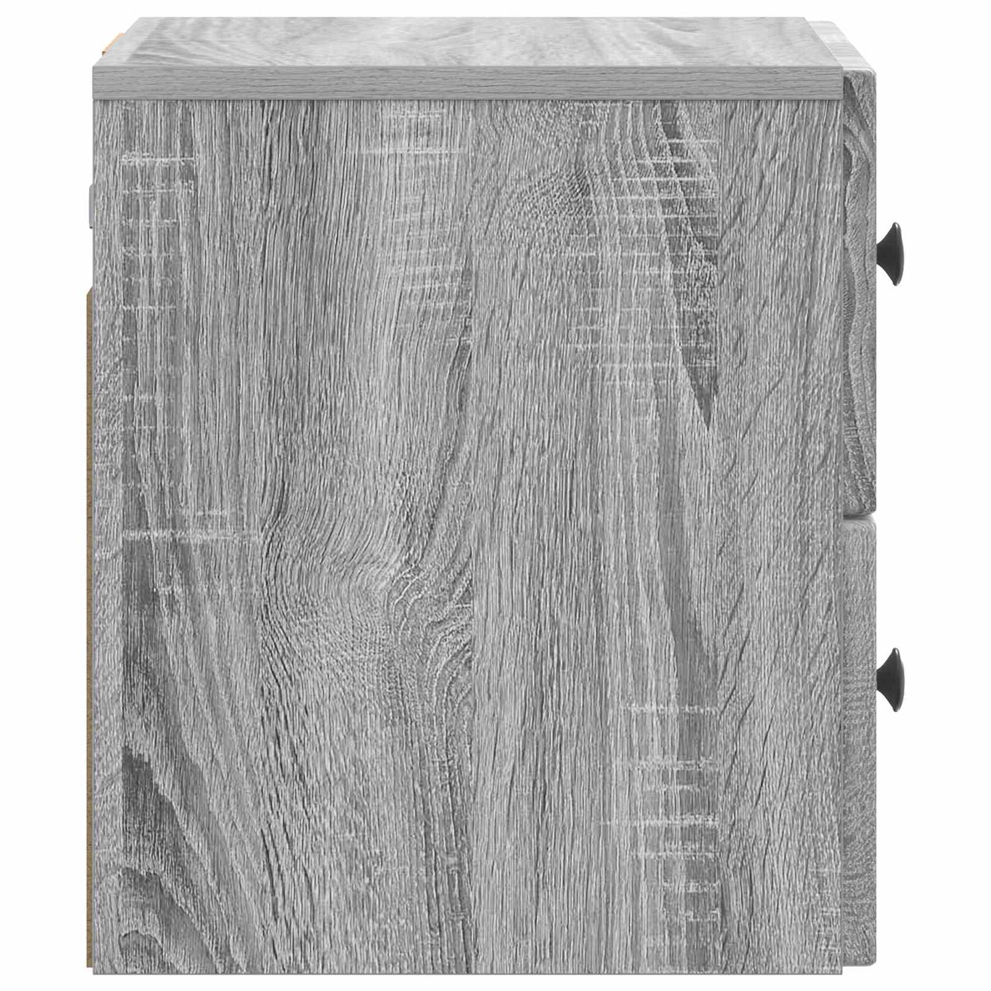 Wall-Mounted Bedside Cabinet Grey Sonoma 33 x 34.5 x 40 cm
