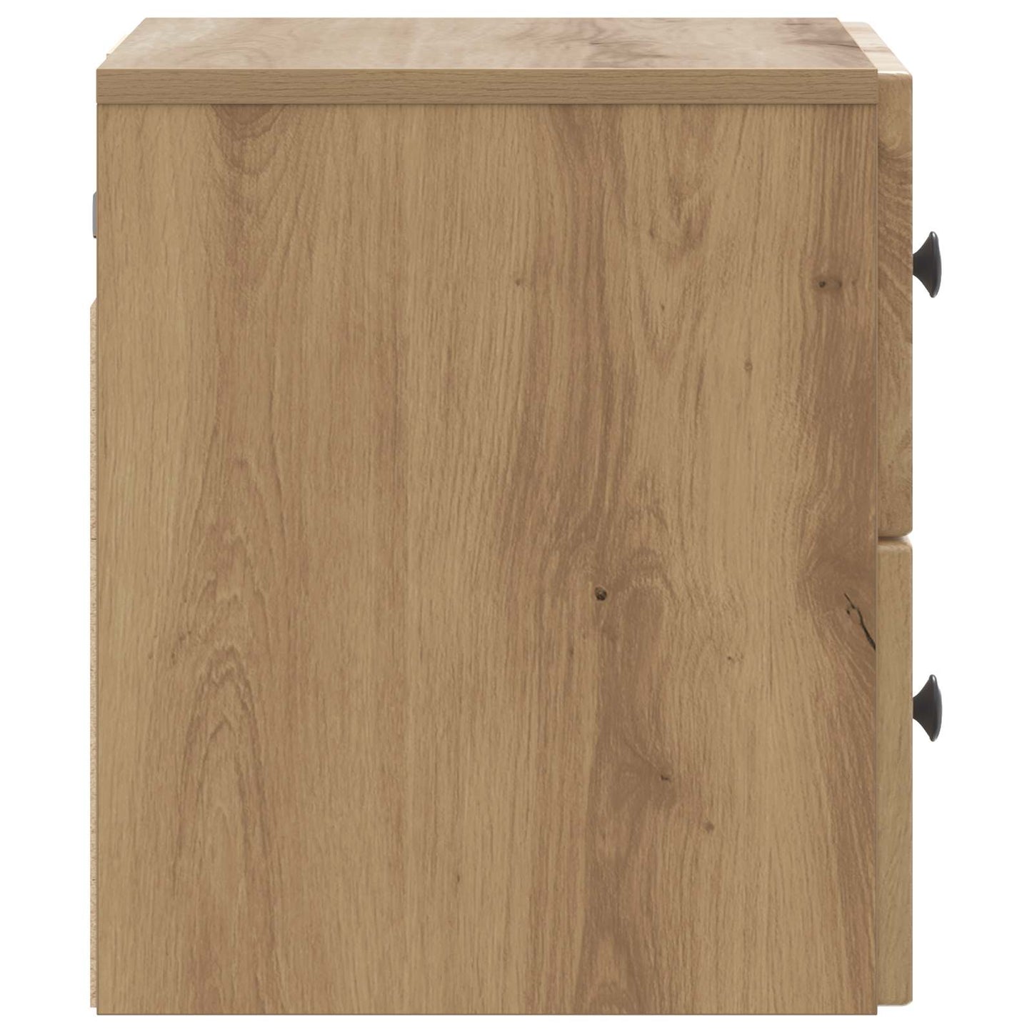 Wall-Mounted Bedside Cabinet 2 pcs Artisan Oak