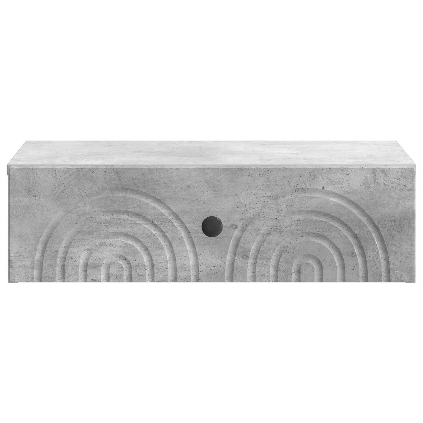 Wall-Mounted Side Table Concrete Grey 59 x 34.5 x 17 cm