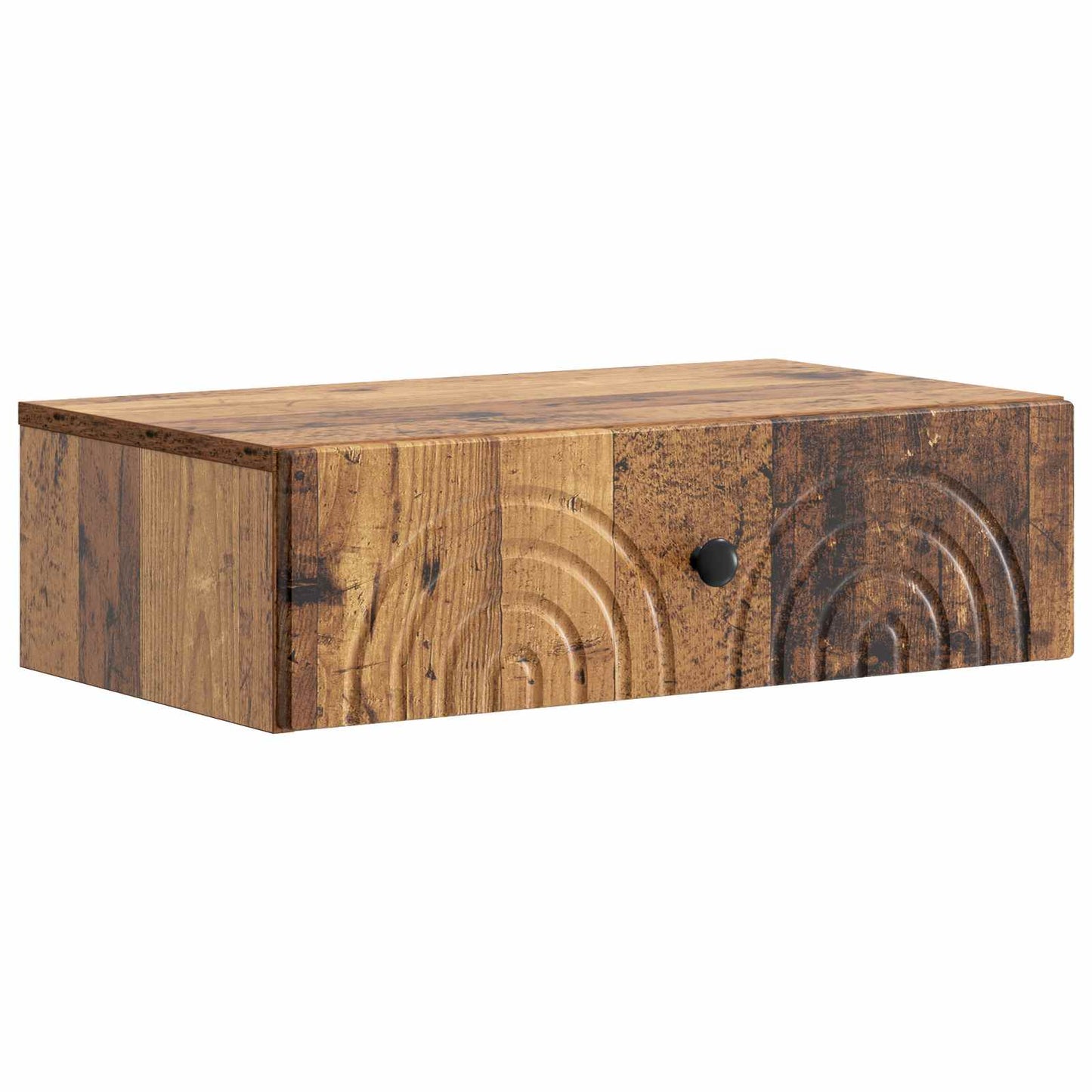Wall-Mounted Side Table Wall-mounted Old Wood 59 x 34.5 x 17 cm