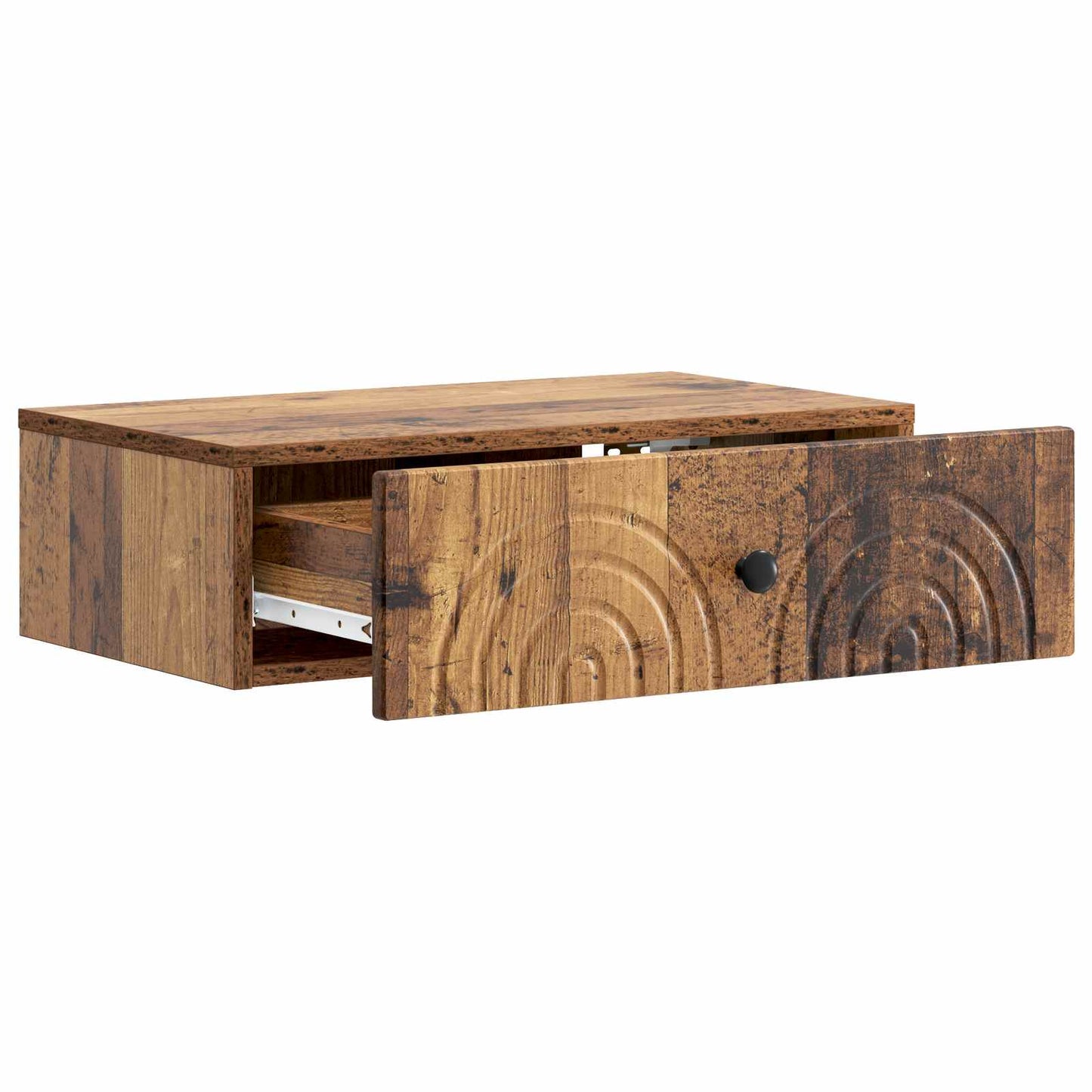 Wall-Mounted Side Table Wall-mounted Old Wood 59 x 34.5 x 17 cm