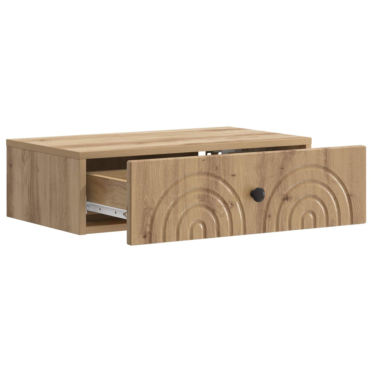 Wall-Mounted Side Table Artisan Oak 59 x 34.5 x 17 cm