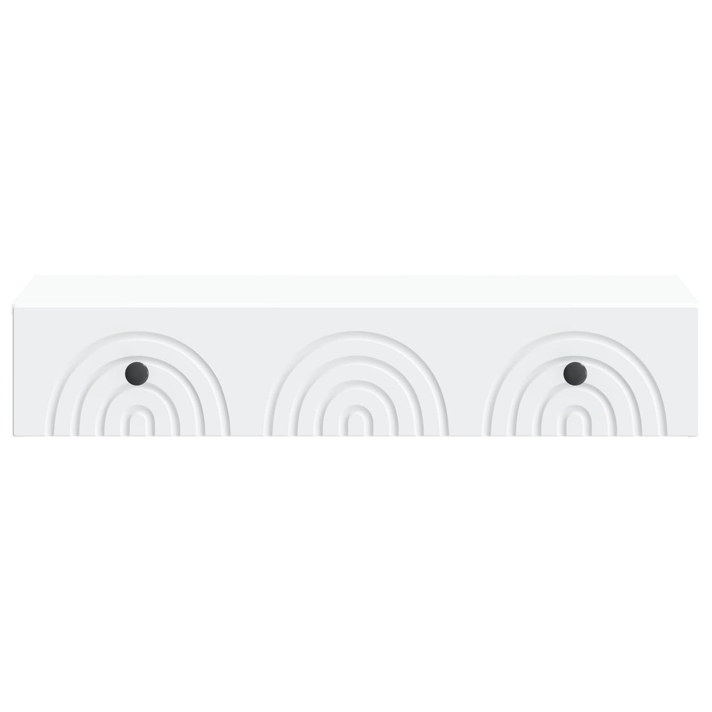 Wall-Mounted Side Table Wall-mounted White 87.5 x 34.5 x 17 cm