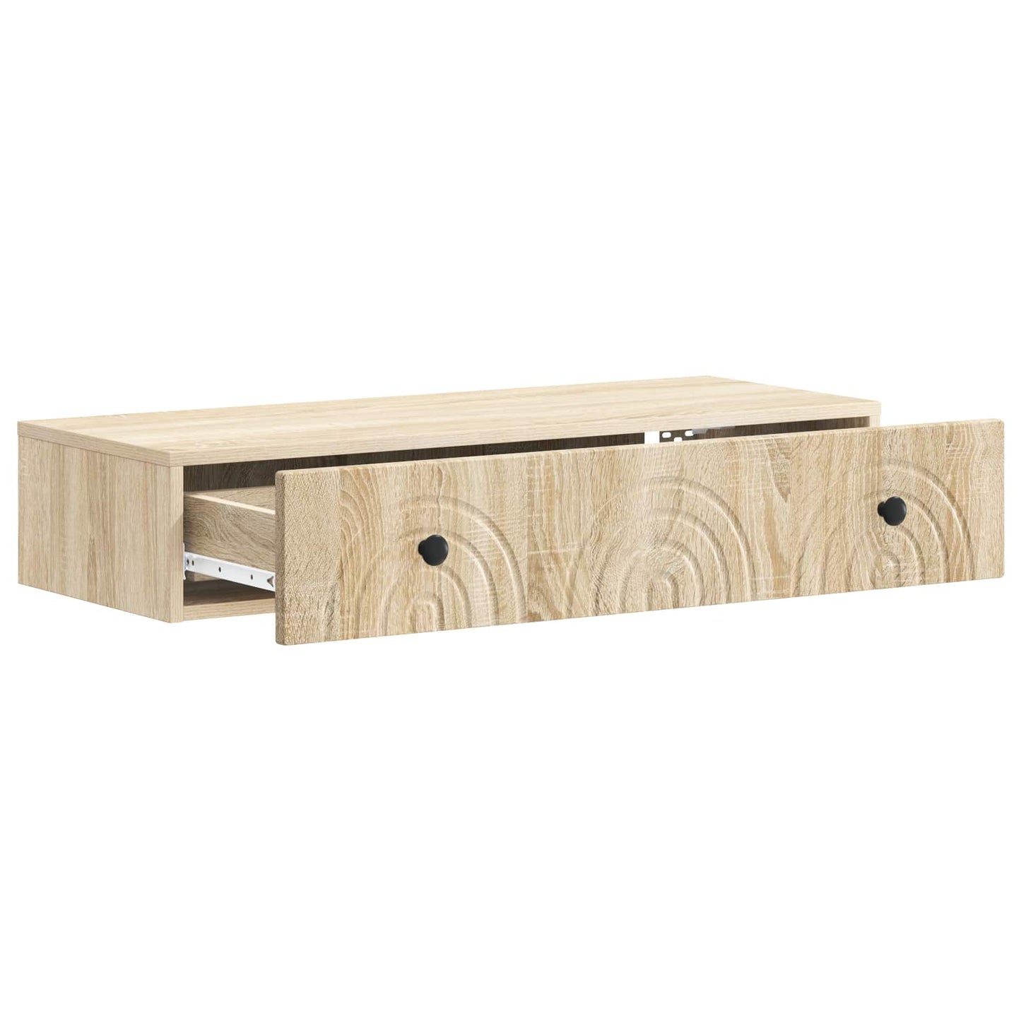 Wall-Mounted Side Table Sonoma Oak 87.5 x 34.5 x 17 cm