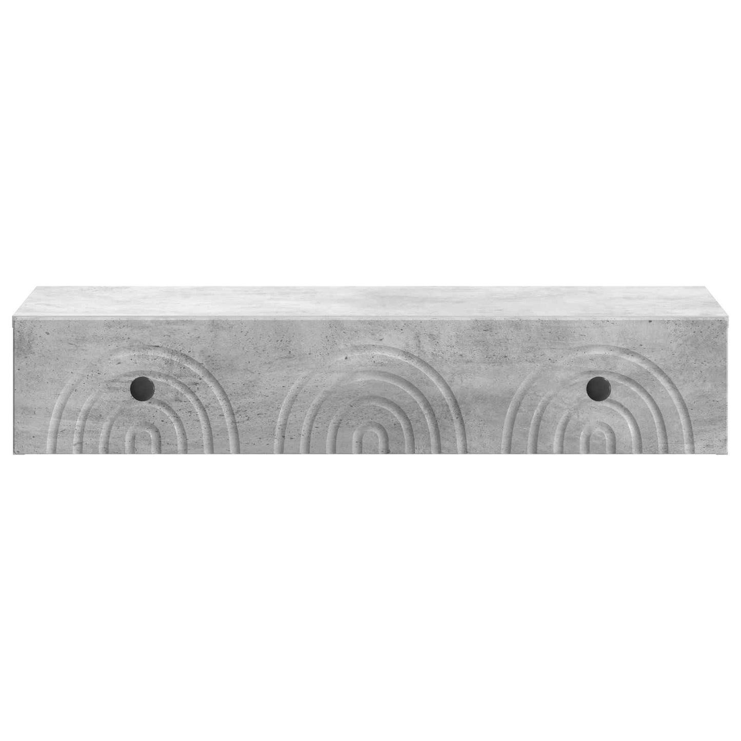 Wall-Mounted Side Table Concrete Grey 87.5 x 34.5 x 17 cm