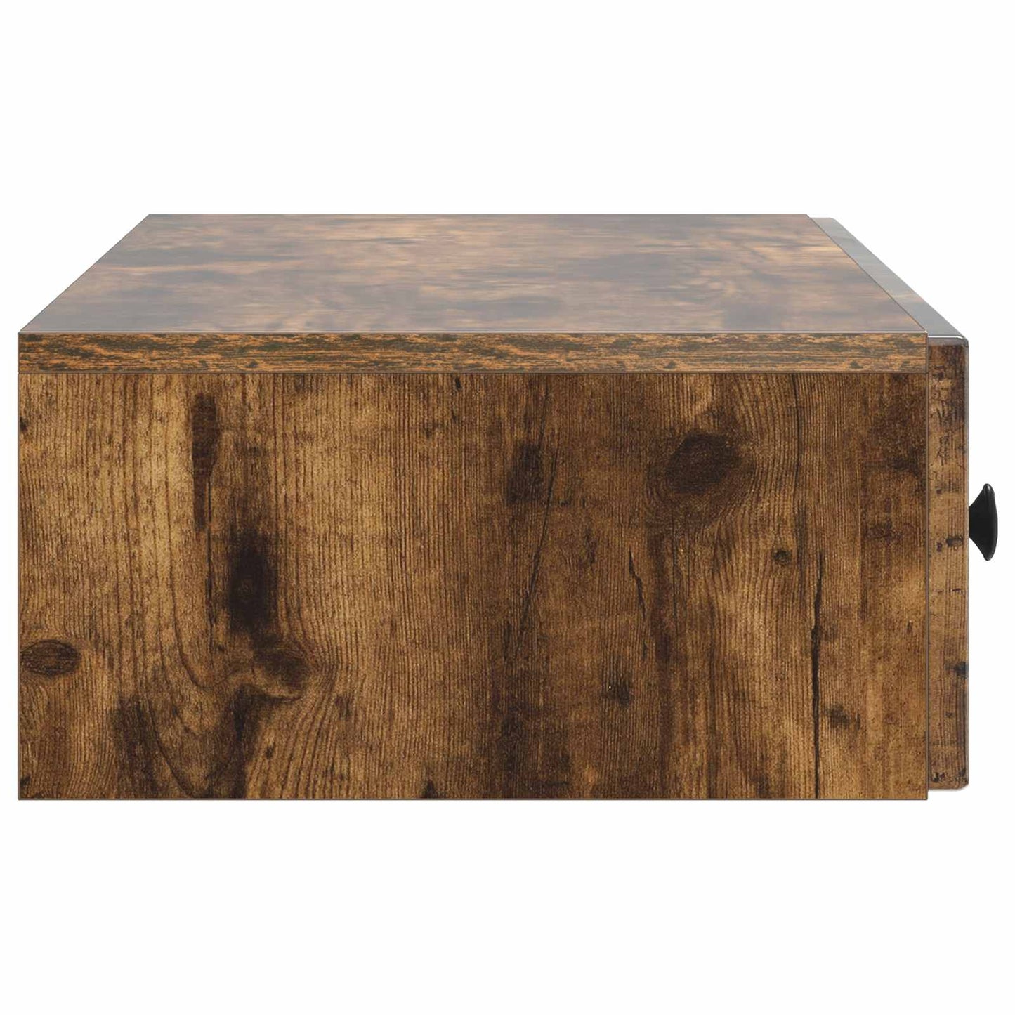 Wall-Mounted Side Table Smoked Oak 87.5 x 34.5 x 17 cm