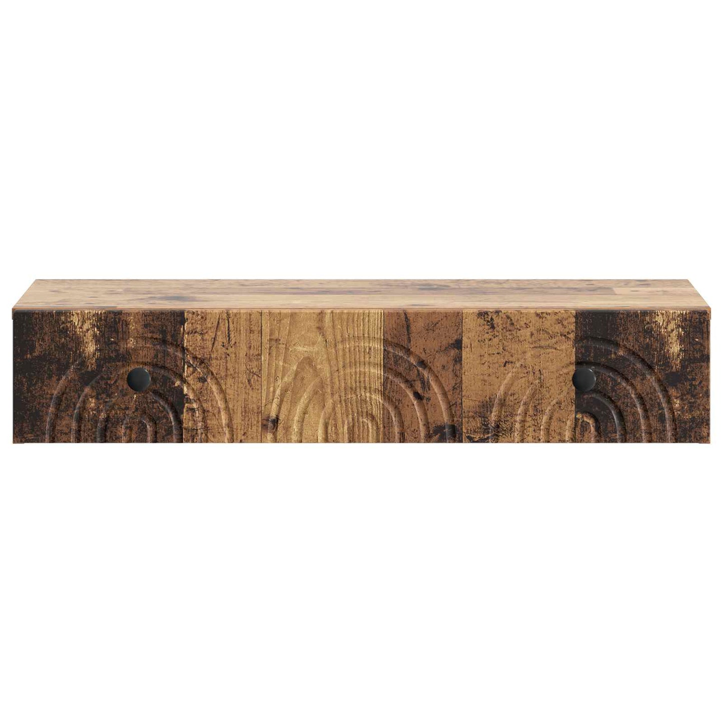 Wall-Mounted Side Table Old Wood 87.5 x 34.5 x 17 cm