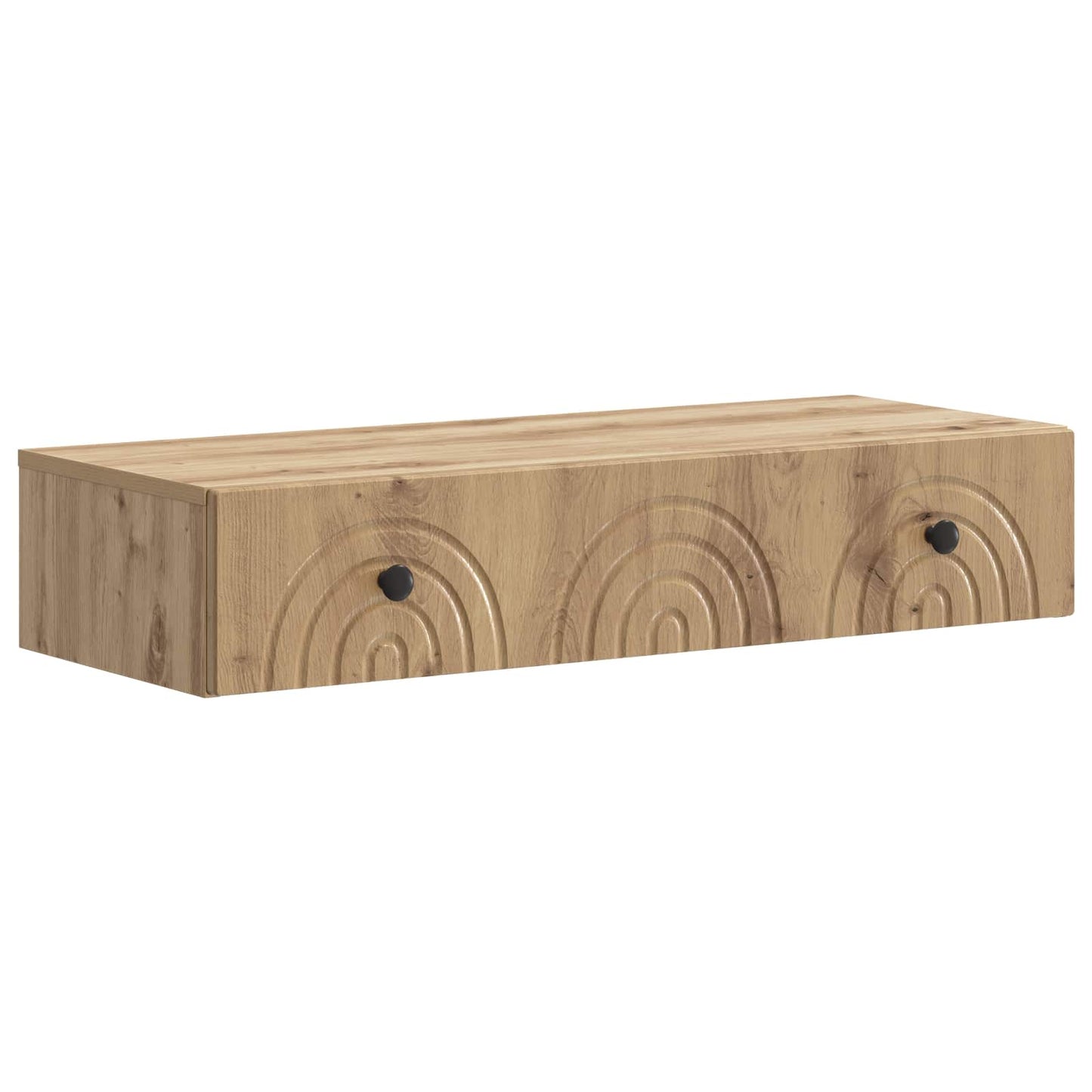Wall-Mounted Side Table Artisan Oak 87.5 x 34.5 x 17 cm