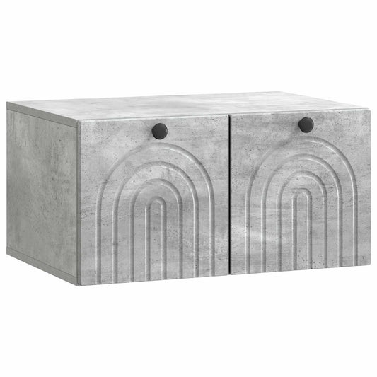 Wall-Mounted TV Cabinet Concrete Grey 59.5 x 41 x 30 cm