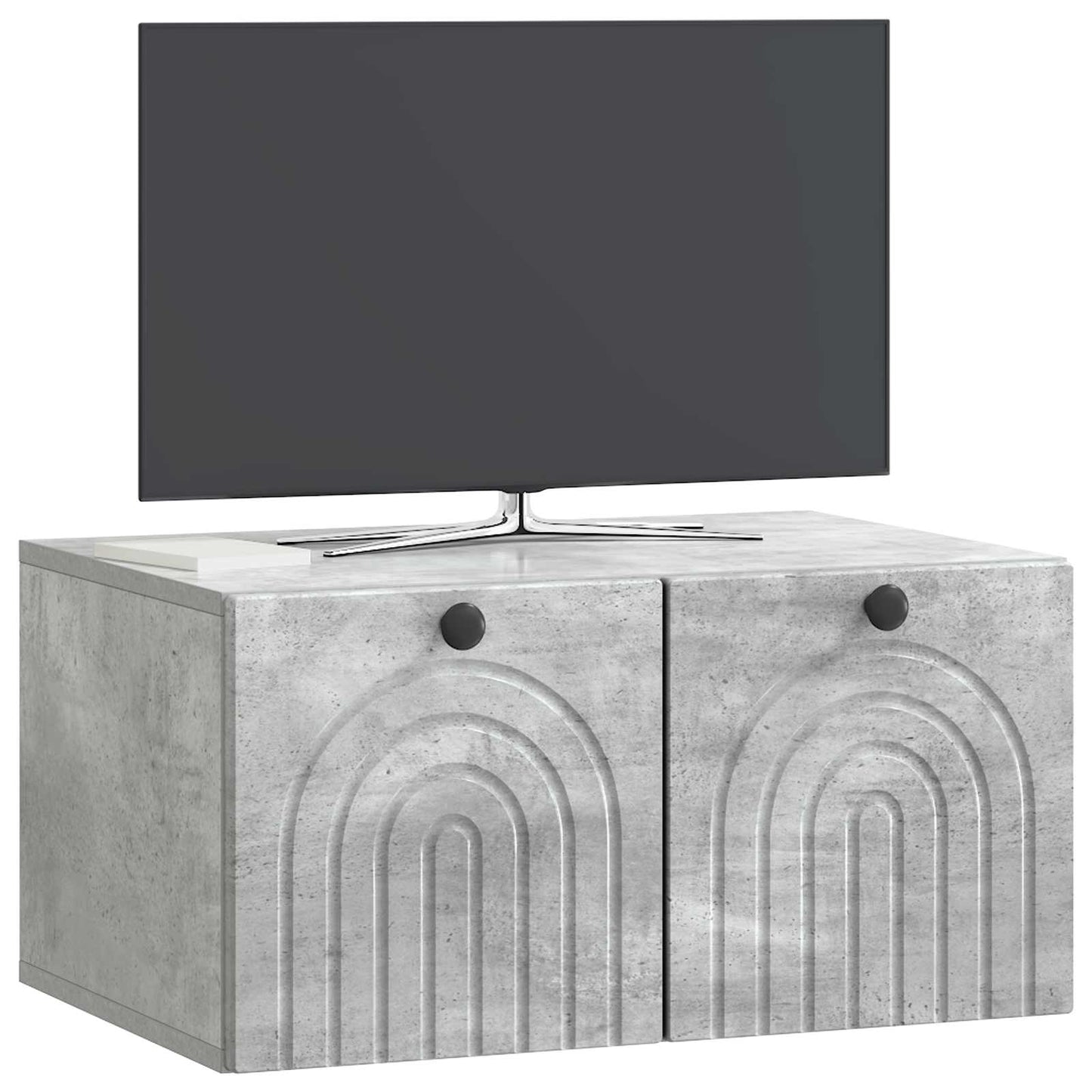 Wall-Mounted TV Cabinet Concrete Grey 59.5 x 41 x 30 cm