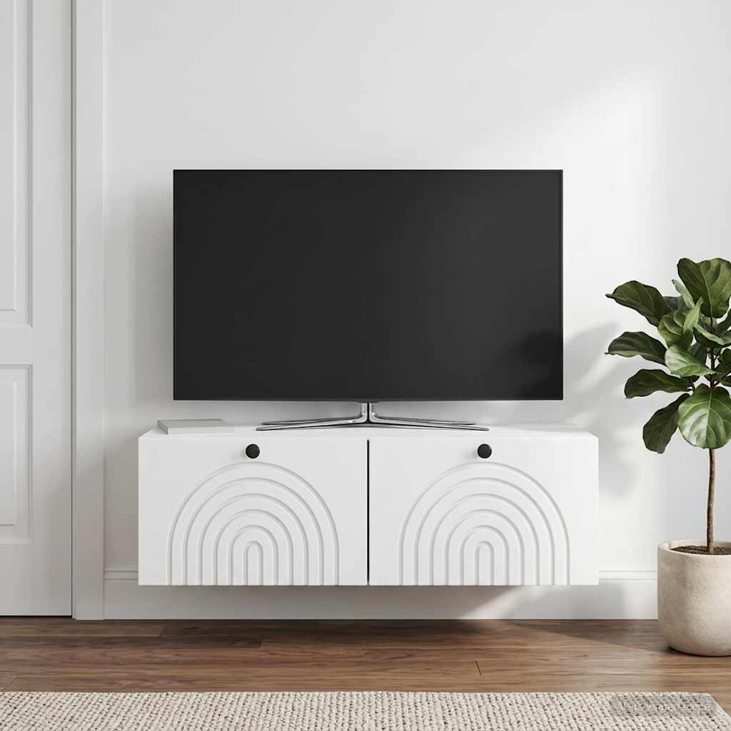 Wall-Mounted TV Cabinet 99 x 41 x 30 cm White