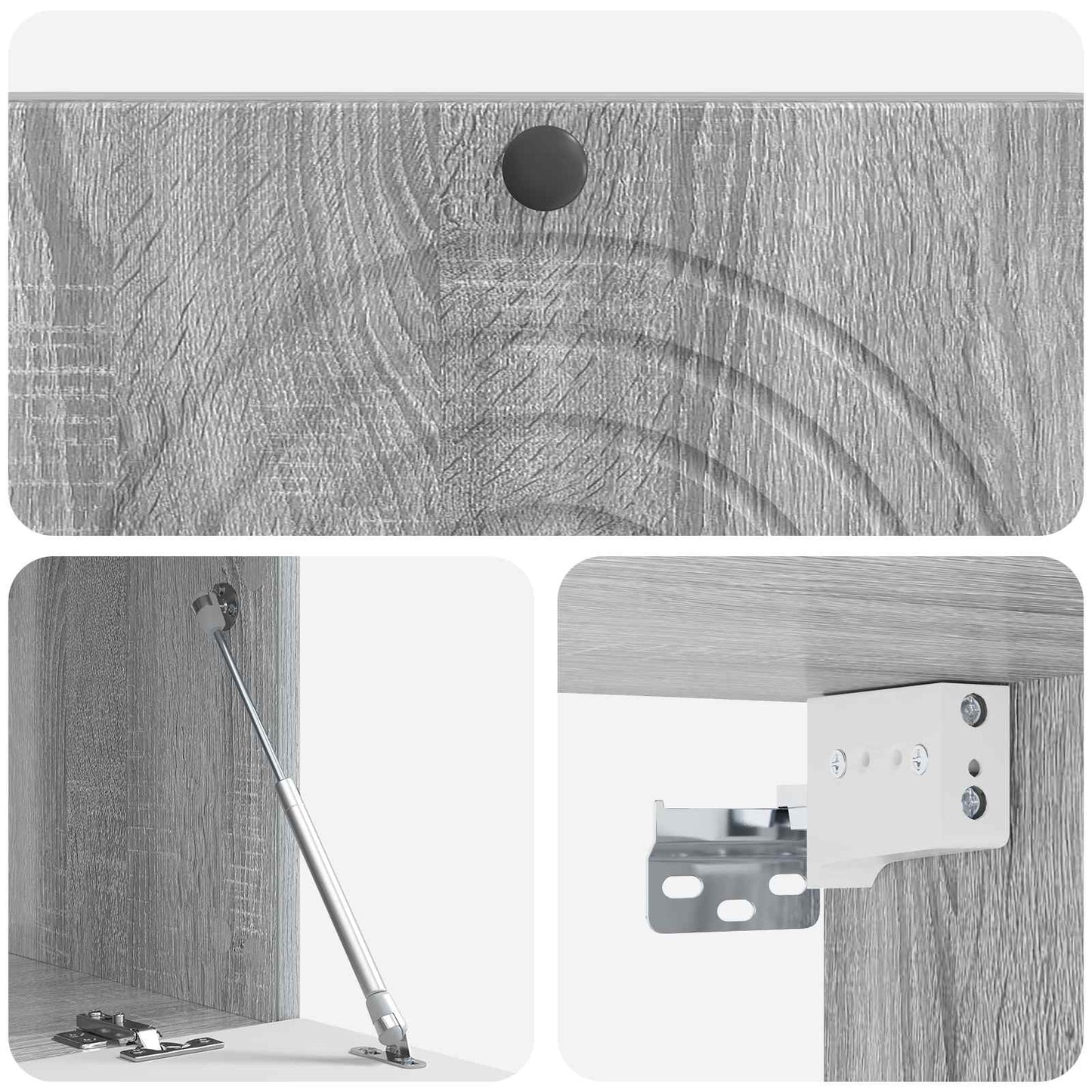 Wall-Mounted TV Cabinet Grey Sonoma 99 x 41 x 30 cm