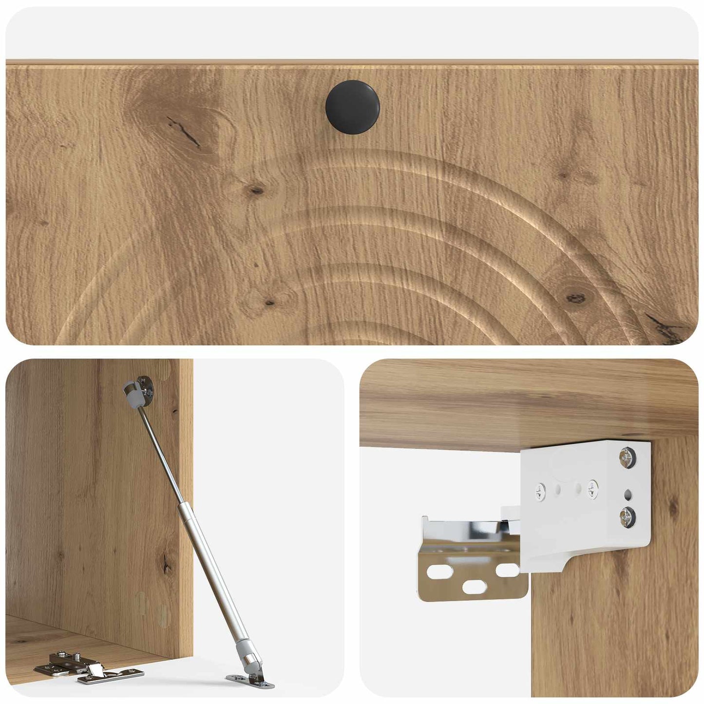 Wall-Mounted TV Cabinet 99 x 41 x 30 cm Artisan Oak