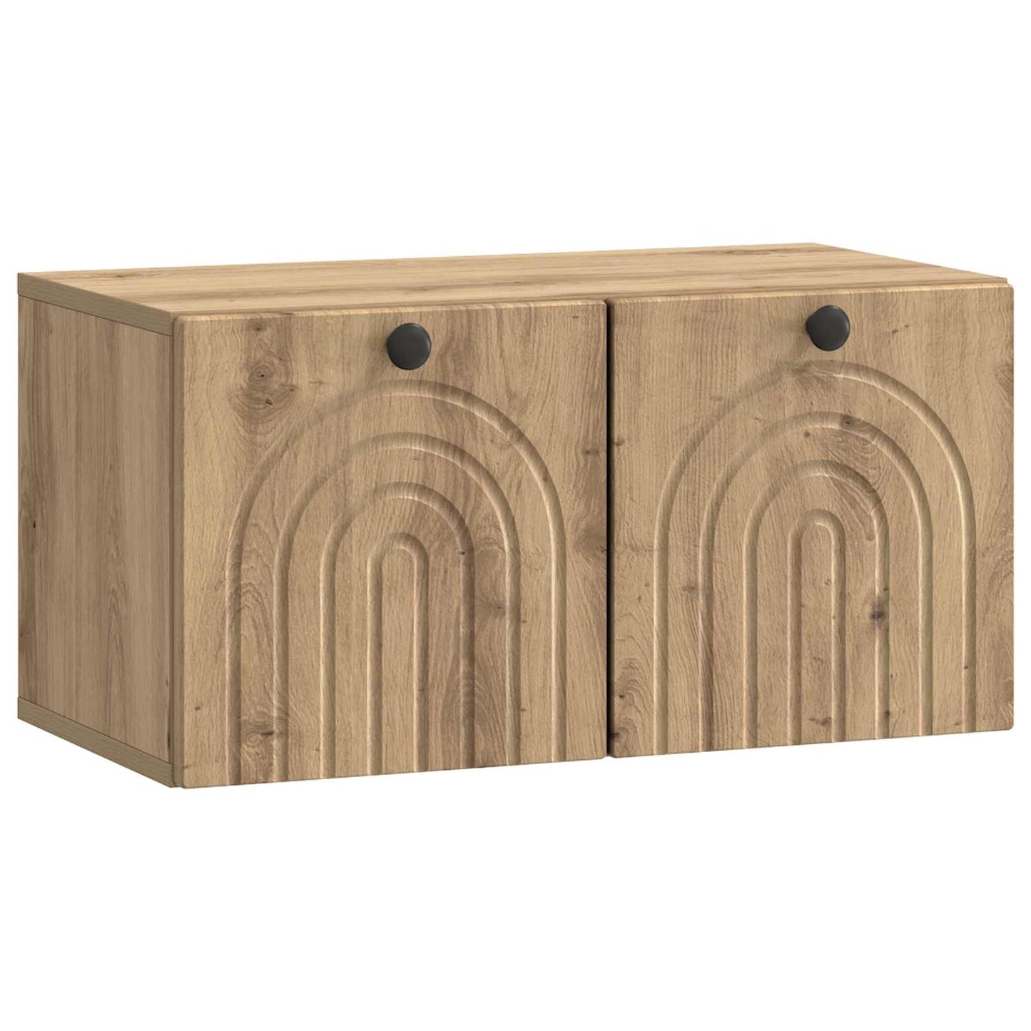 Wall-Mounted TV Cabinet 59.5 x 31 x 30 cm Artisan Oak